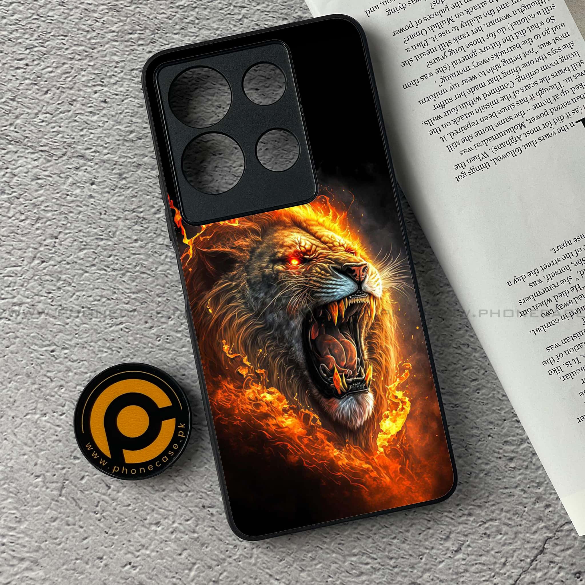 Infinix Note 30 - Tiger 2.0 Series - Premium Printed Glass soft Bumper shock Proof Case