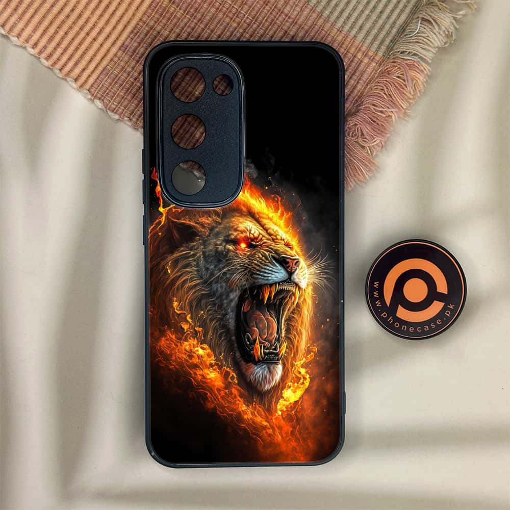 Tecno Spark 40 Pro Plus - Tiger 2.0 Series - Premium Metal Printed soft Bumper shock Proof Case