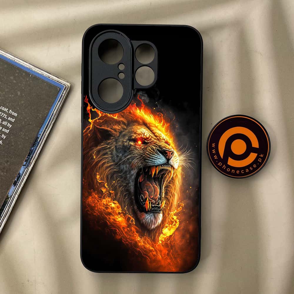 Vivo X200 FE - Tiger 2.0 Series - Premium Metal Printed soft Bumper Shock Proof Case