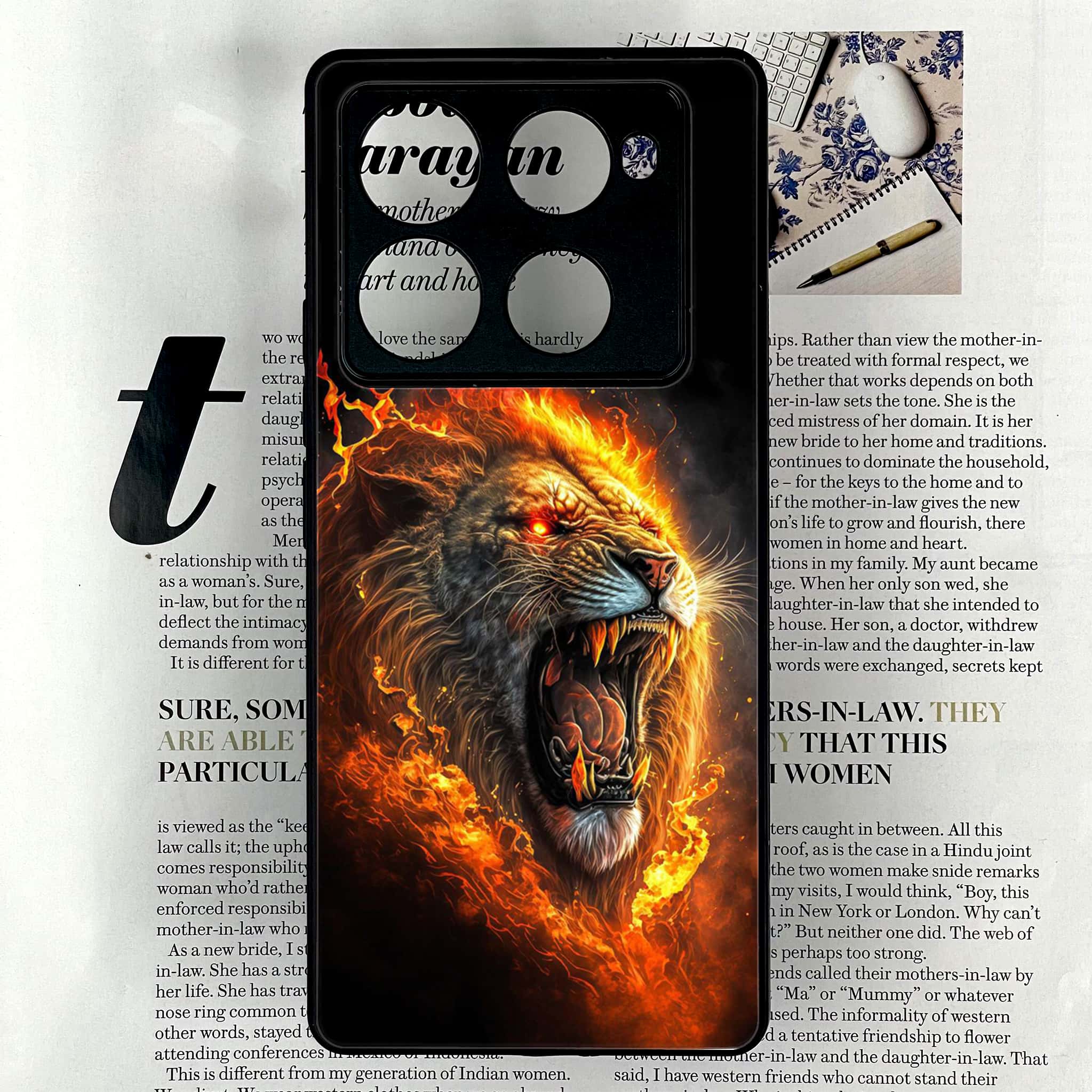 Infinix Note 40 Pro Plus - Tiger 2.0 Series - Premium Metal Printed soft Bumper shock Proof Case