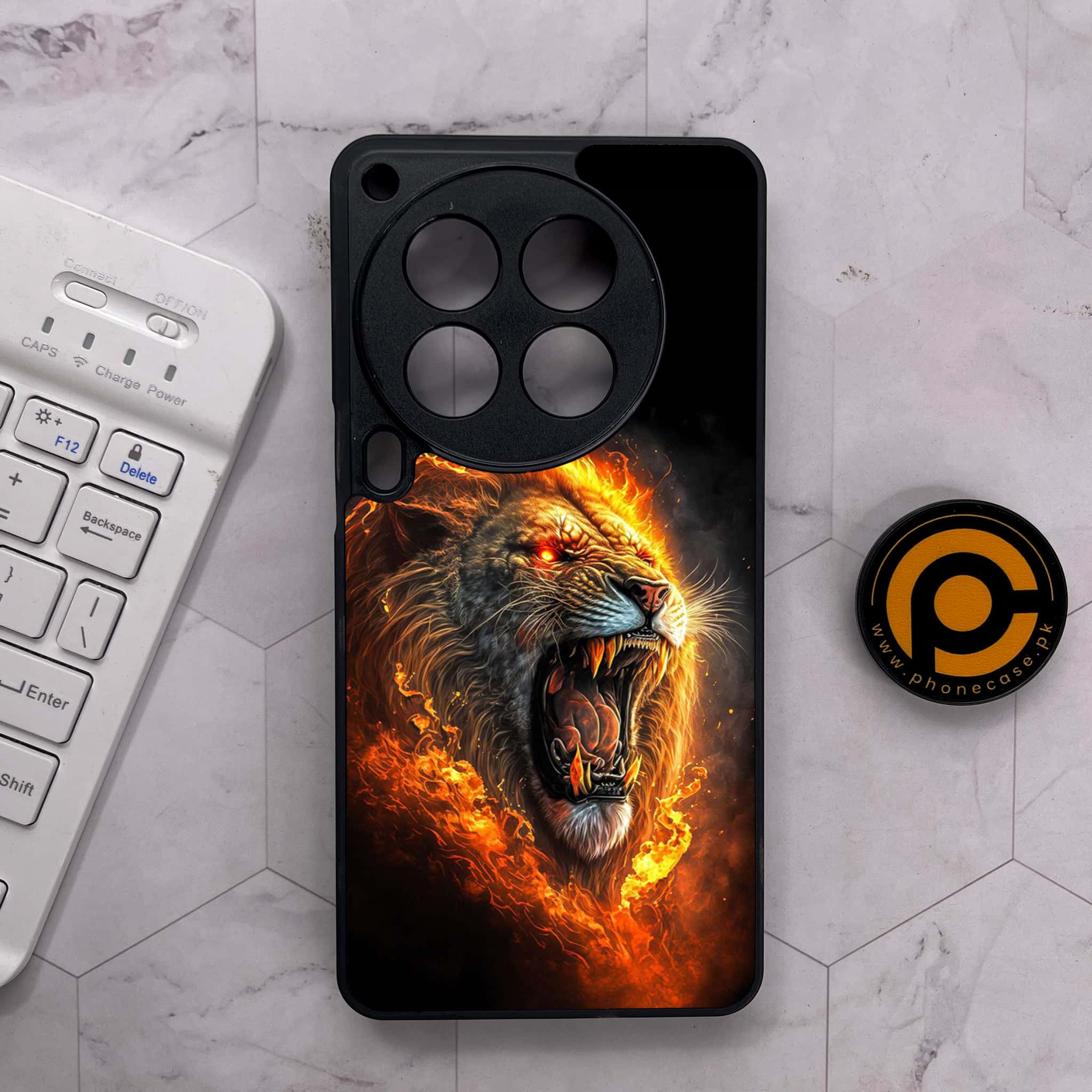 Tecno Camon 30 Premier - Tiger 2.0 Series - Premium Metal Printed soft Bumper shock Proof Case