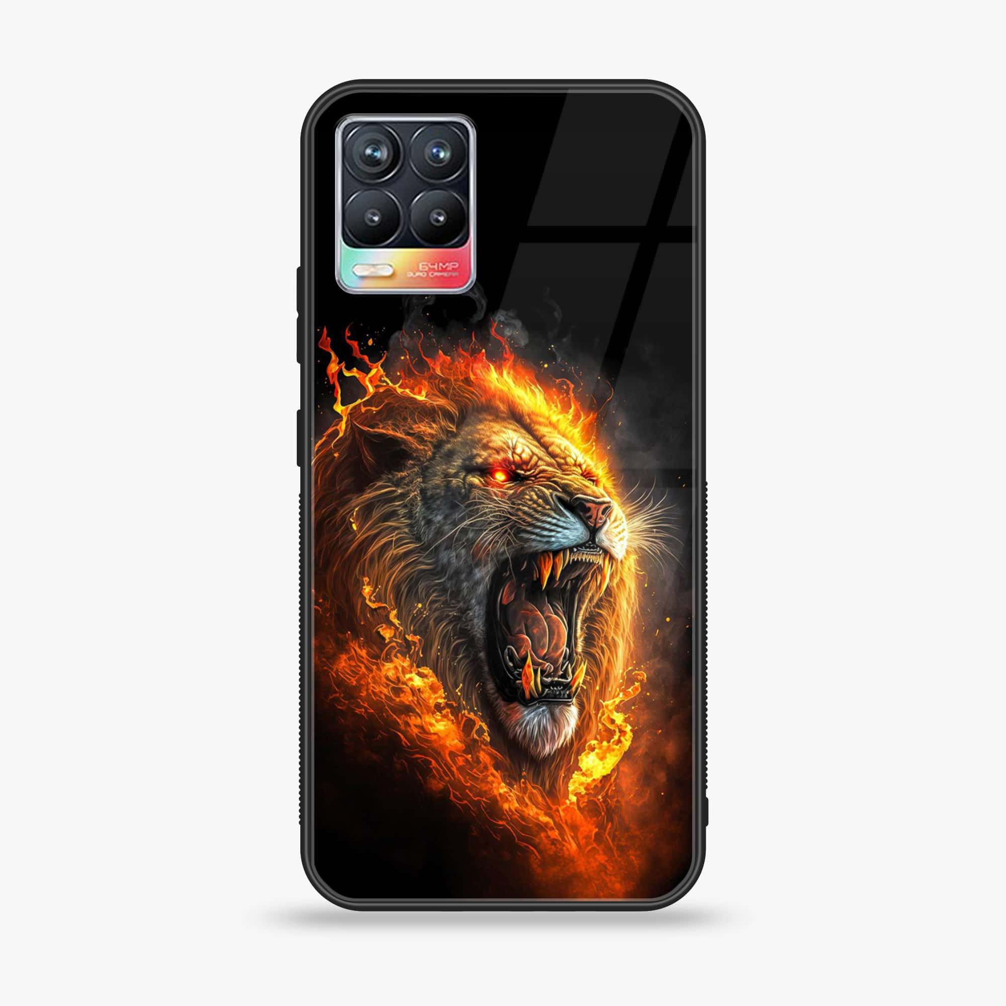 Realme 8 Pro - Tiger 2.0 Series - Premium Printed Glass soft Bumper shock Proof Case