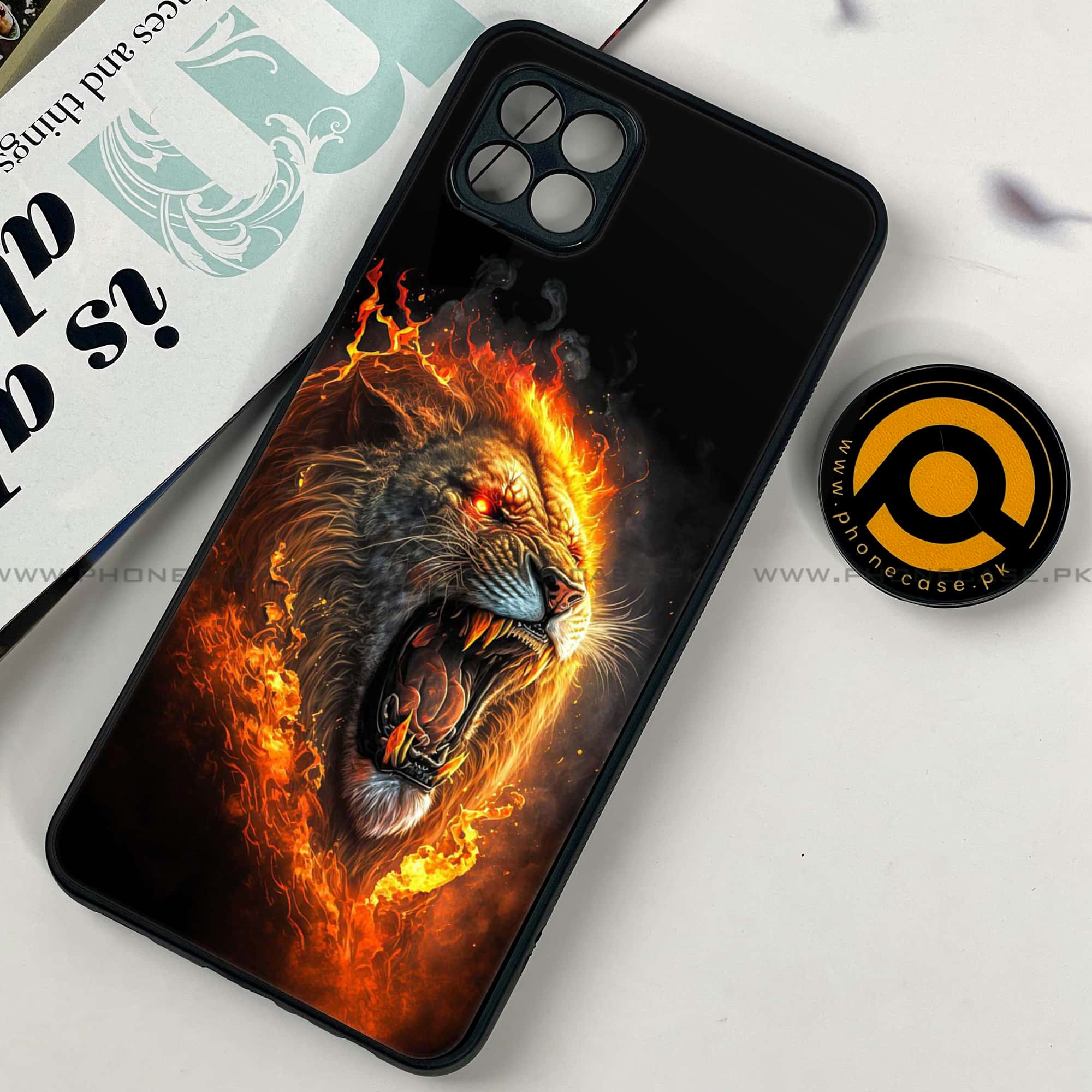 Samsung Galaxy A22 - Tiger 2.0 Series - Premium Printed Metal soft Bumper shock Proof Case