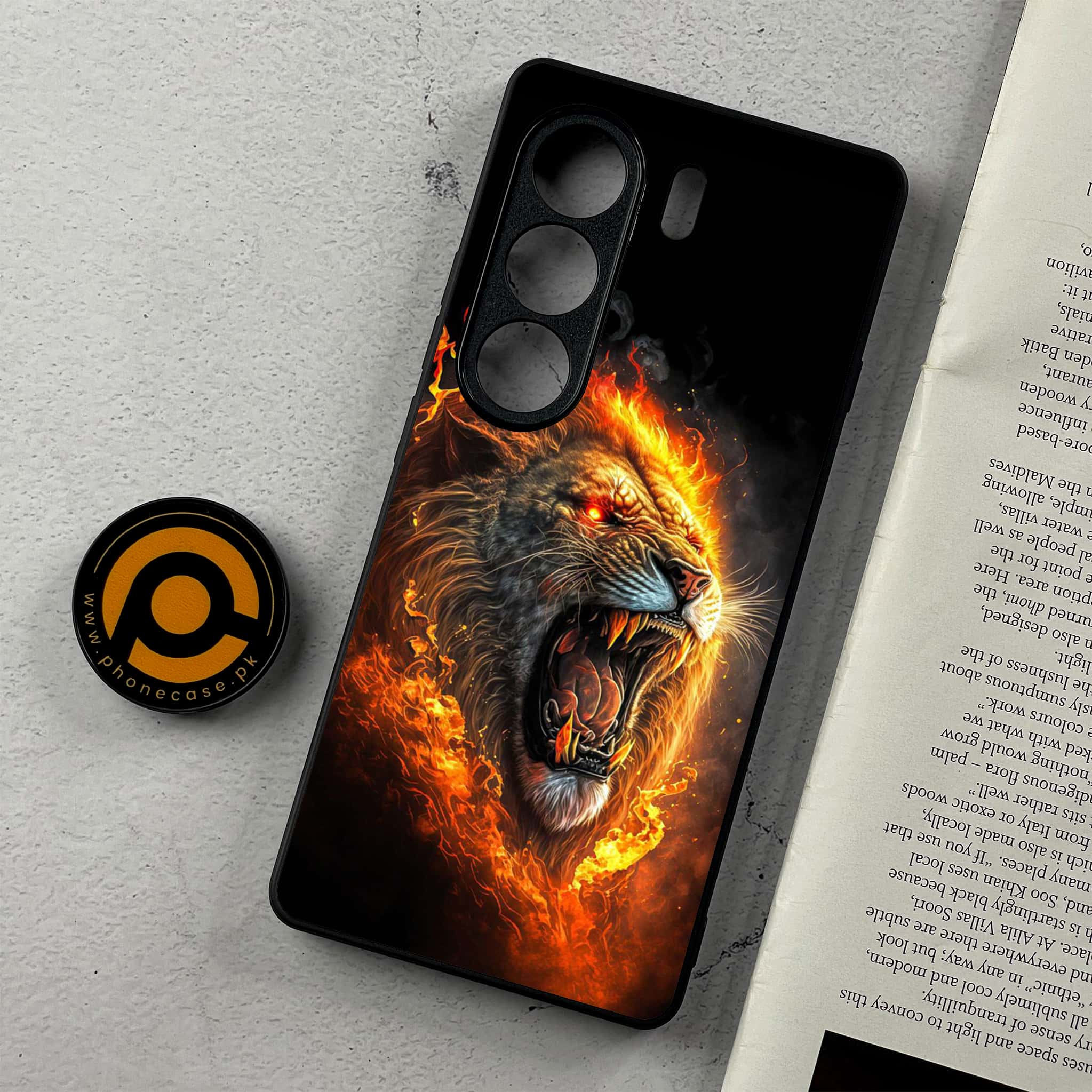 Tecno Camon 40 - Tiger 2.0 Series - Premium Metal Printed Soft Bumper Shockproof Case