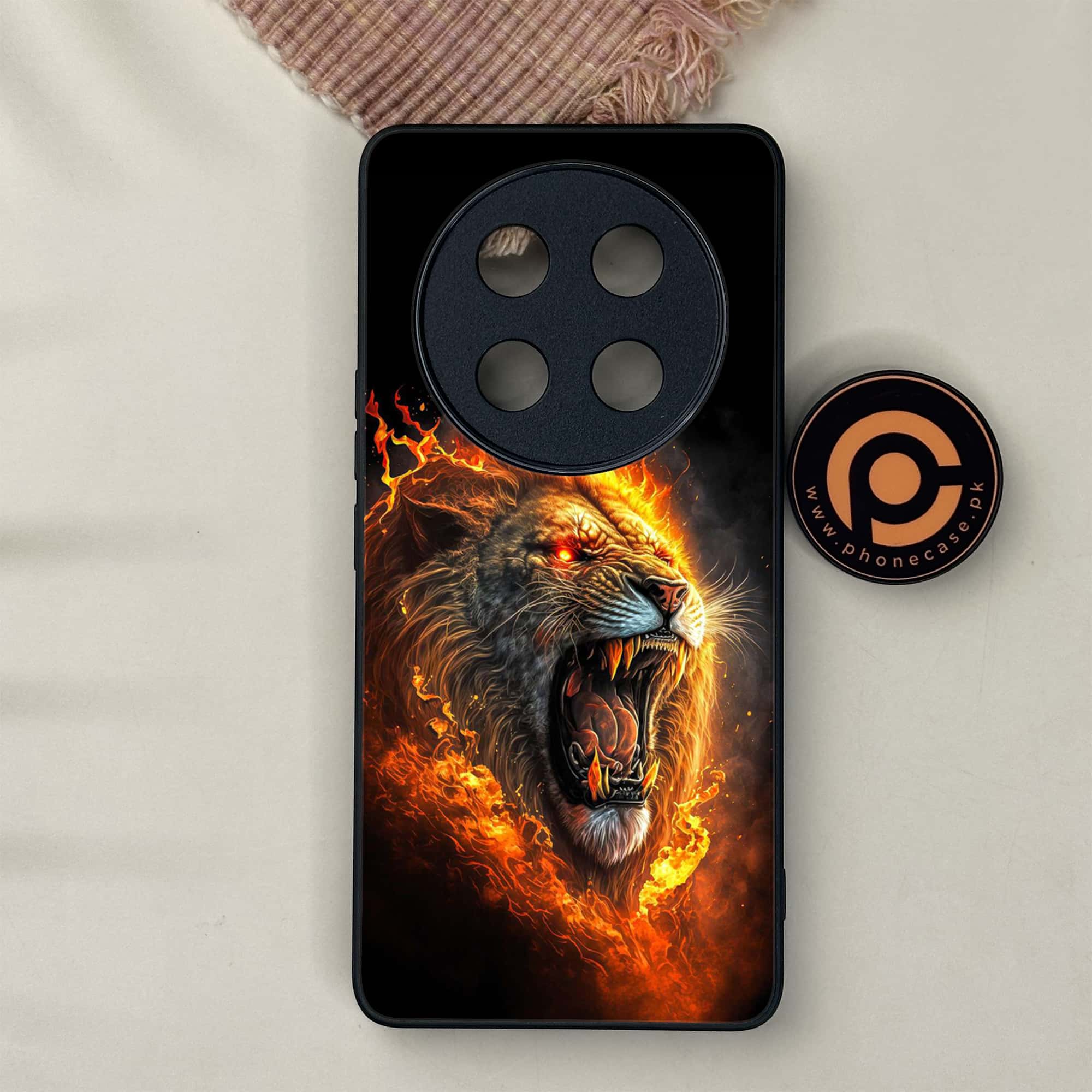 Honor X9c 5G - Tiger 2.0 Series - Premium Metal Printed soft Bumper shock Proof Case