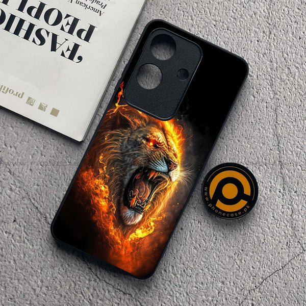Realme Note 60x - Tiger 2.0 Design 4 - Premium Metal  Printed soft Bumper shock Proof Case  CS-35735 CS-36509