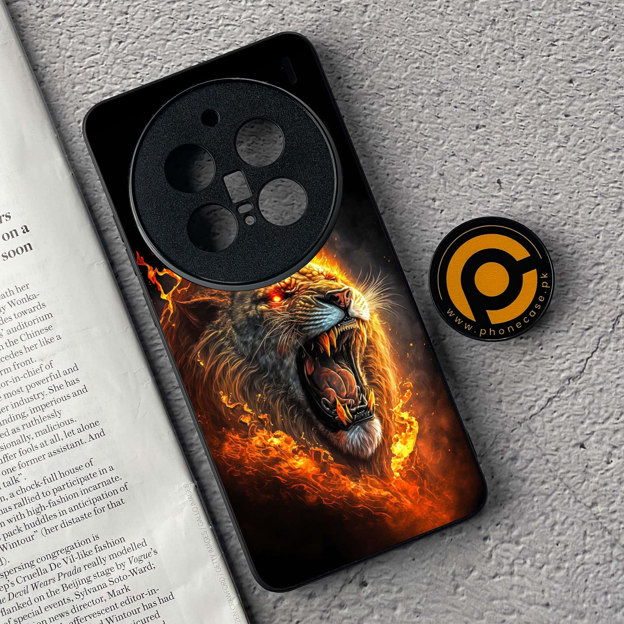 Vivo X200 Pro - Tiger 2.0 Series - Premium Metal  Printed soft Bumper shock Proof Case
