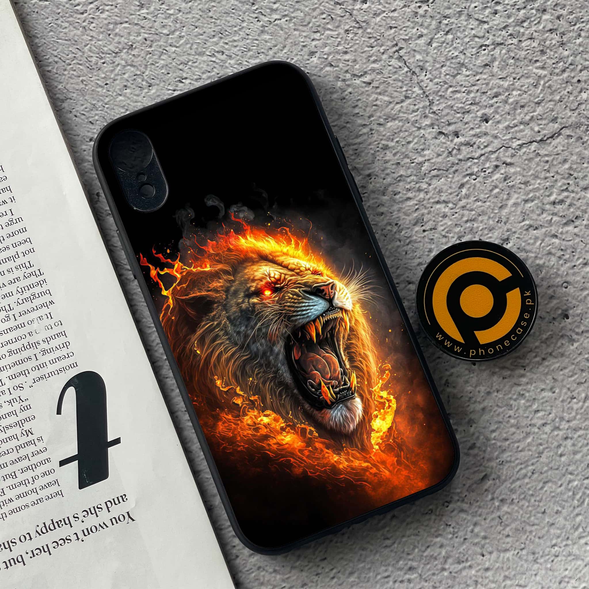 iPhone XR - Tiger 2.0 Series - Premium Metal  Printed soft Bumper shock Proof Case