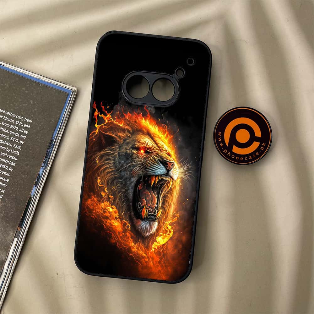 Nothing Phone (2a) - Tiger 2.0 Series - Premium Metal Printed soft Bumper Shock Proof Case
