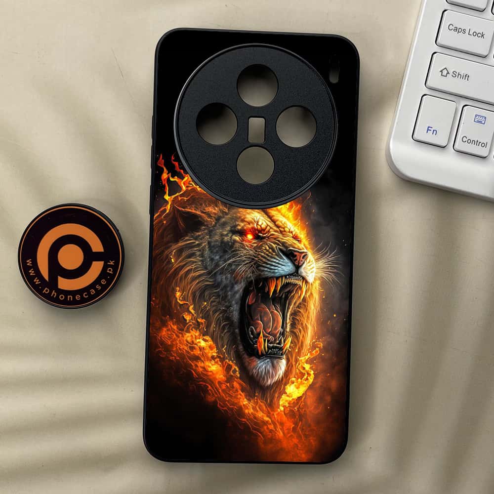 Honor X5b Plus - Tiger 2.0 Series - Premium Metal  Printed soft Bumper shock Proof Case