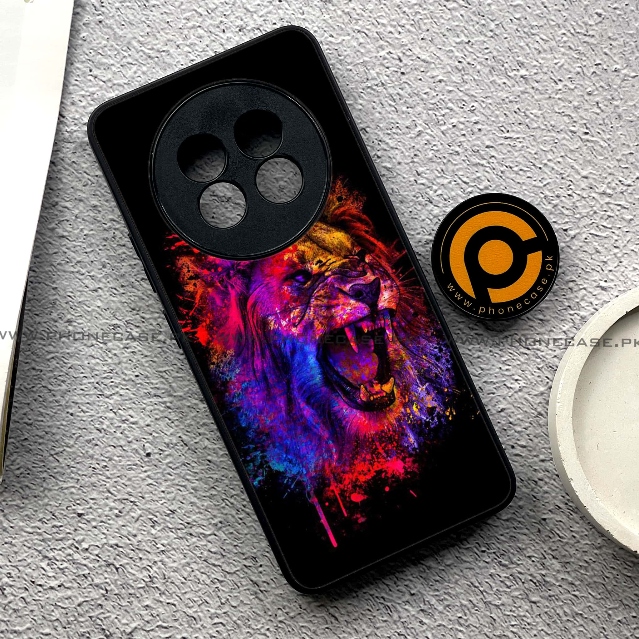 Realme 13 Pro Plus - Tiger 2.0 Series  - Premium Printed Metal soft Bumper shock Proof Case