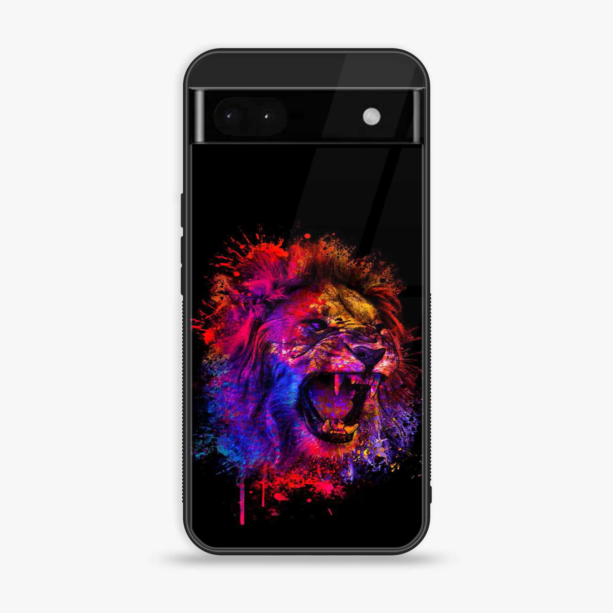 Google Pixel 6A - Tiger 2.0 Series - Premium Metal Printed soft Bumper Shock Proof Case