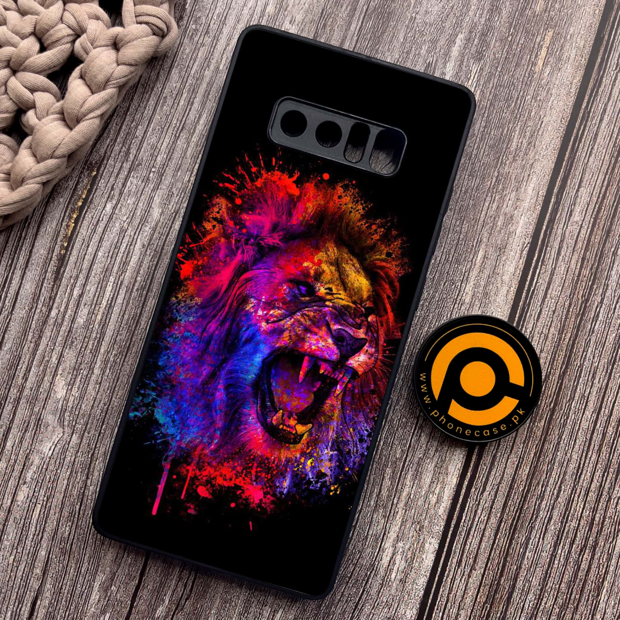Samsung Galaxy Note 8 - Tiger 2.0 Series - Premium Metal Printed soft Bumper shock Proof Case