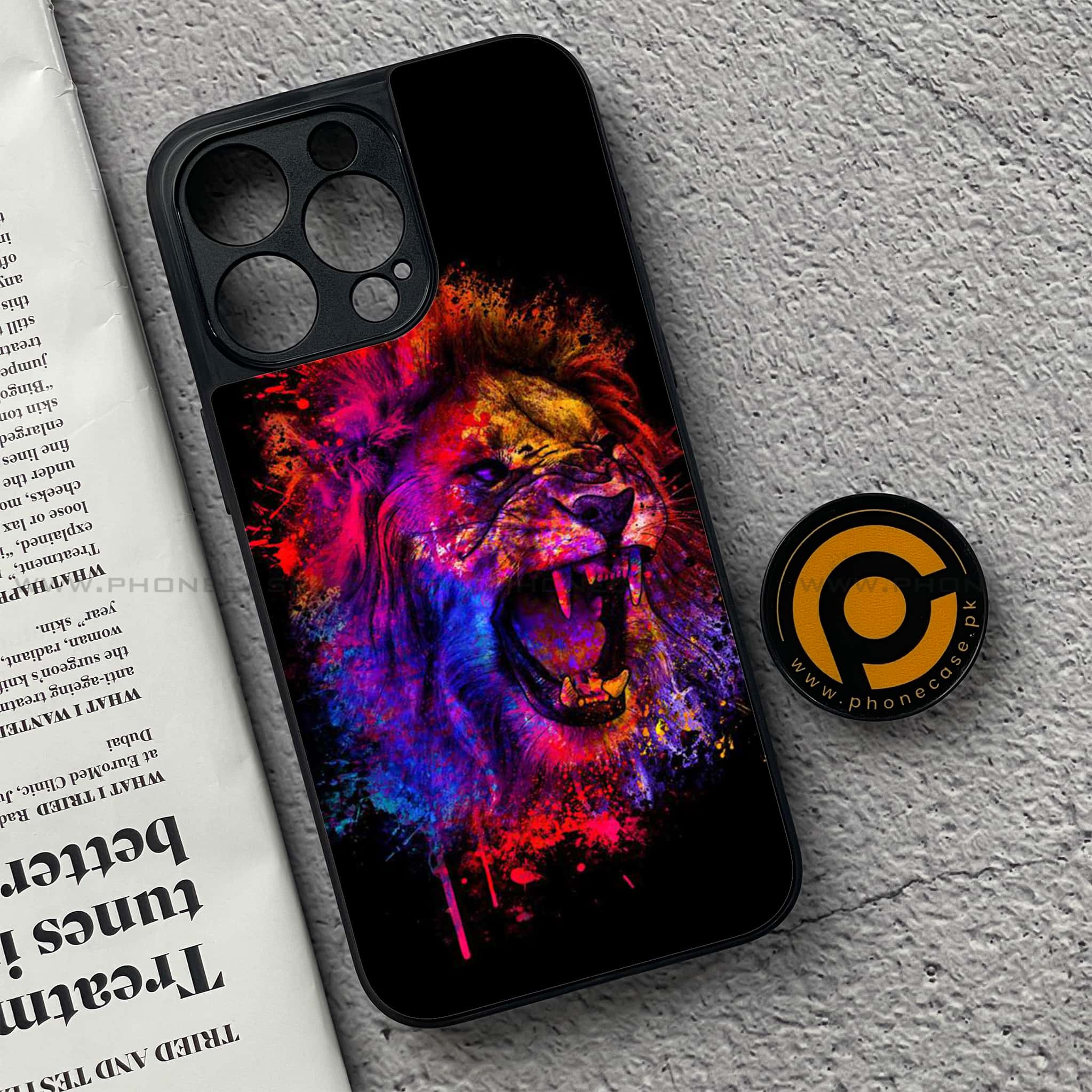 iPhone 15 Pro - Tiger 2.0 Series - Premium Metal Printed soft Bumper shock Proof Case
