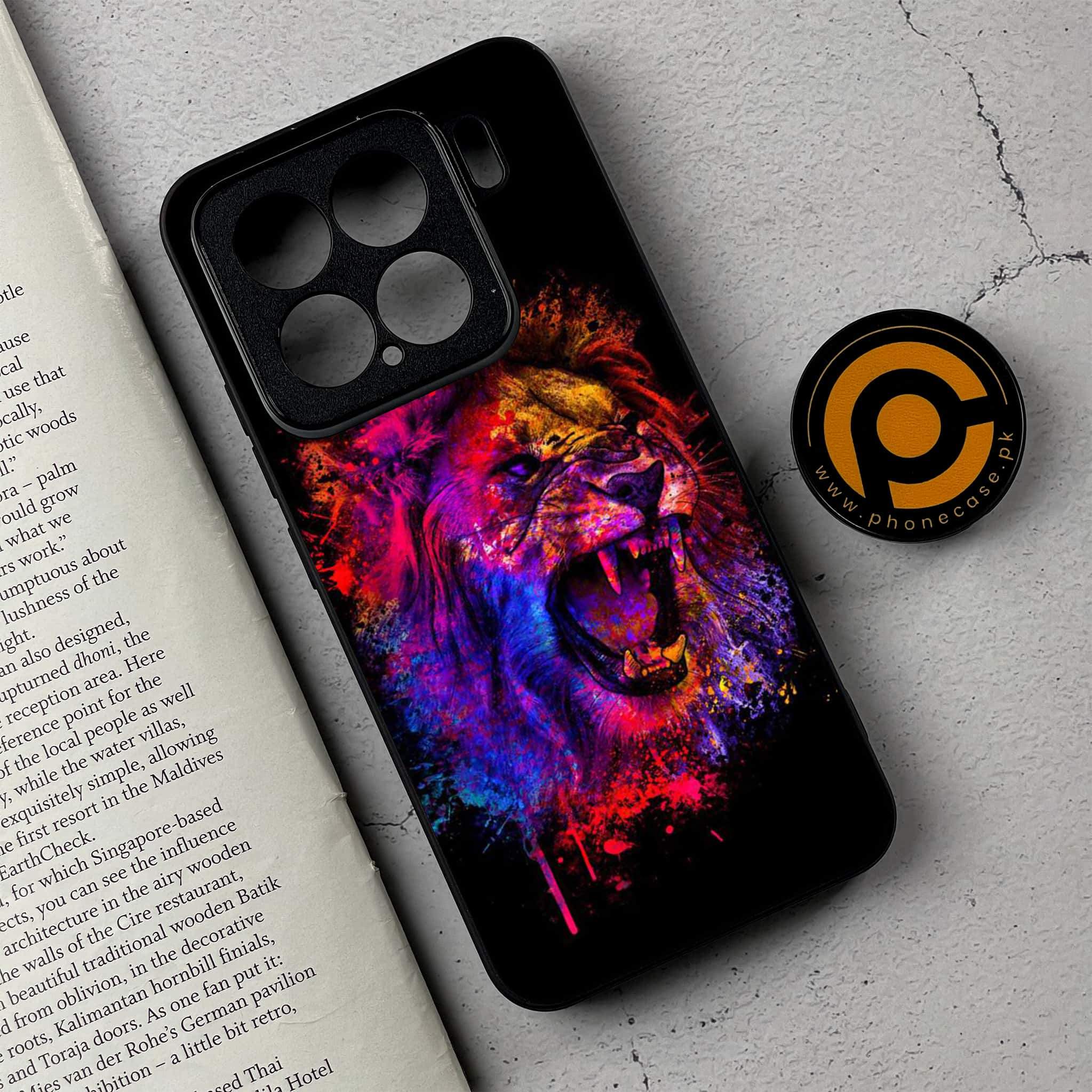 Xiaomi 15 - Tiger 2.0 Series - Premium Metal Printed soft Bumper shock Proof Case