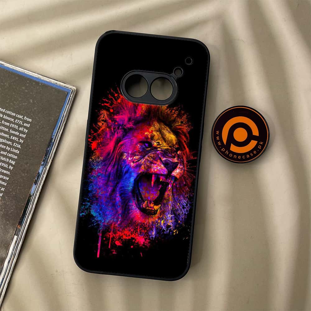 Nothing Phone (2a) - Tiger 2.0 Series - Premium Metal Printed soft Bumper Shock Proof Case