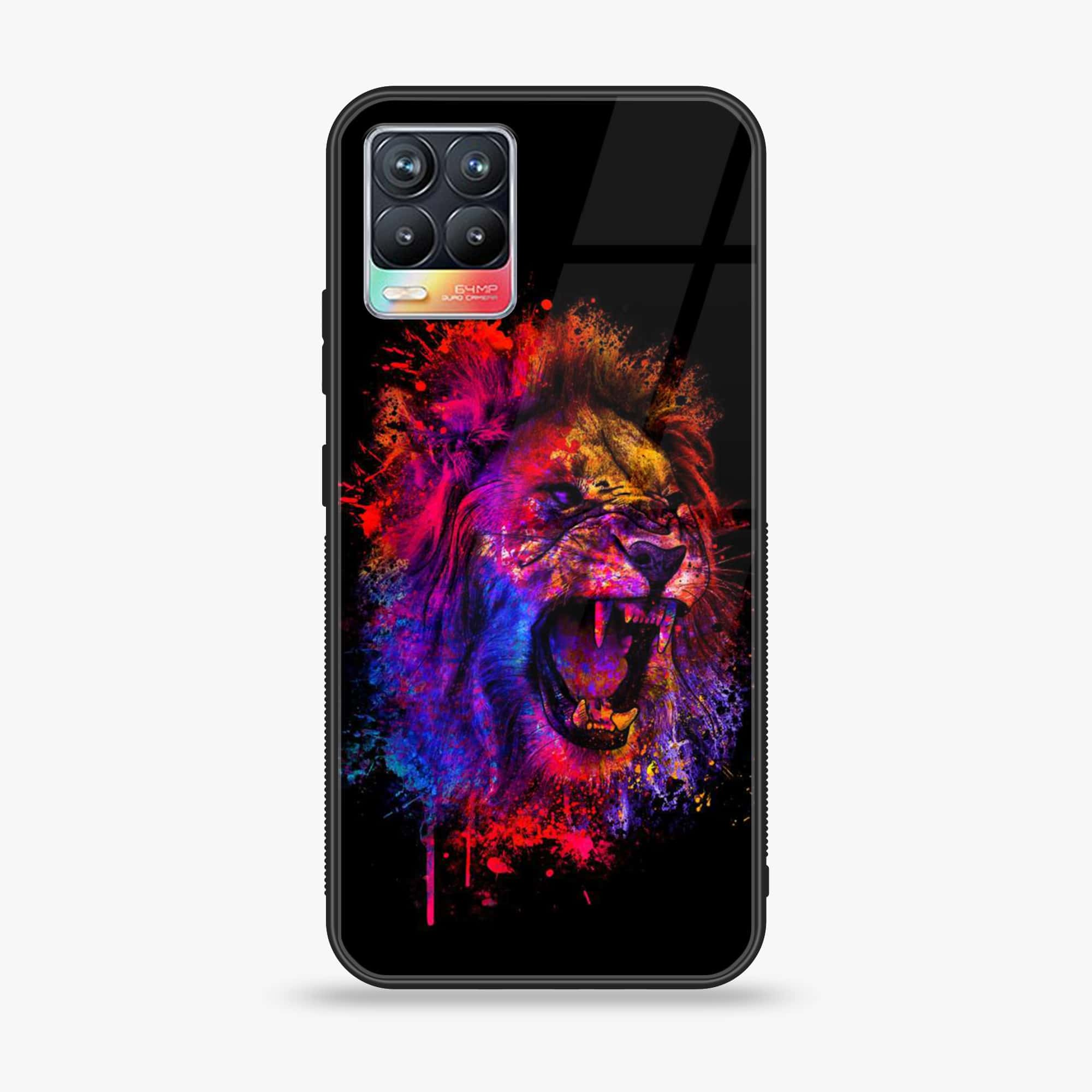 Realme 8 Pro - Tiger 2.0 Series - Premium Printed Glass soft Bumper shock Proof Case