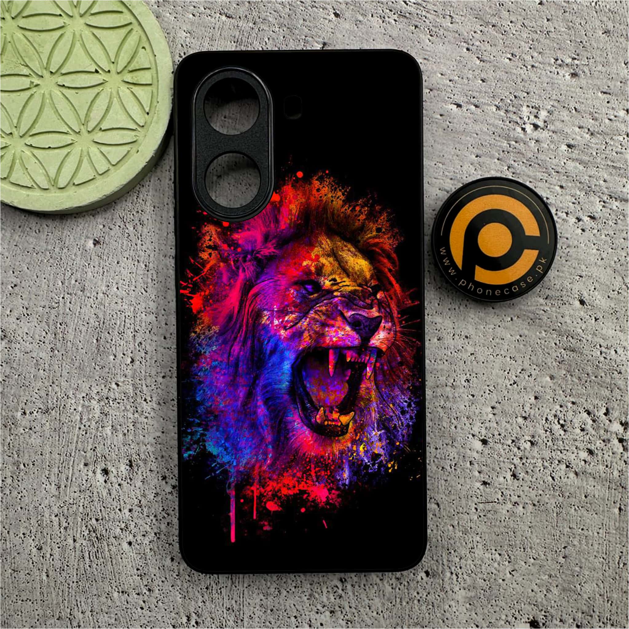 Xiaomi Redmi Turbo 4 - Tiger 2.0 Series - Premium Metal Printed soft Bumper shock Proof Case
