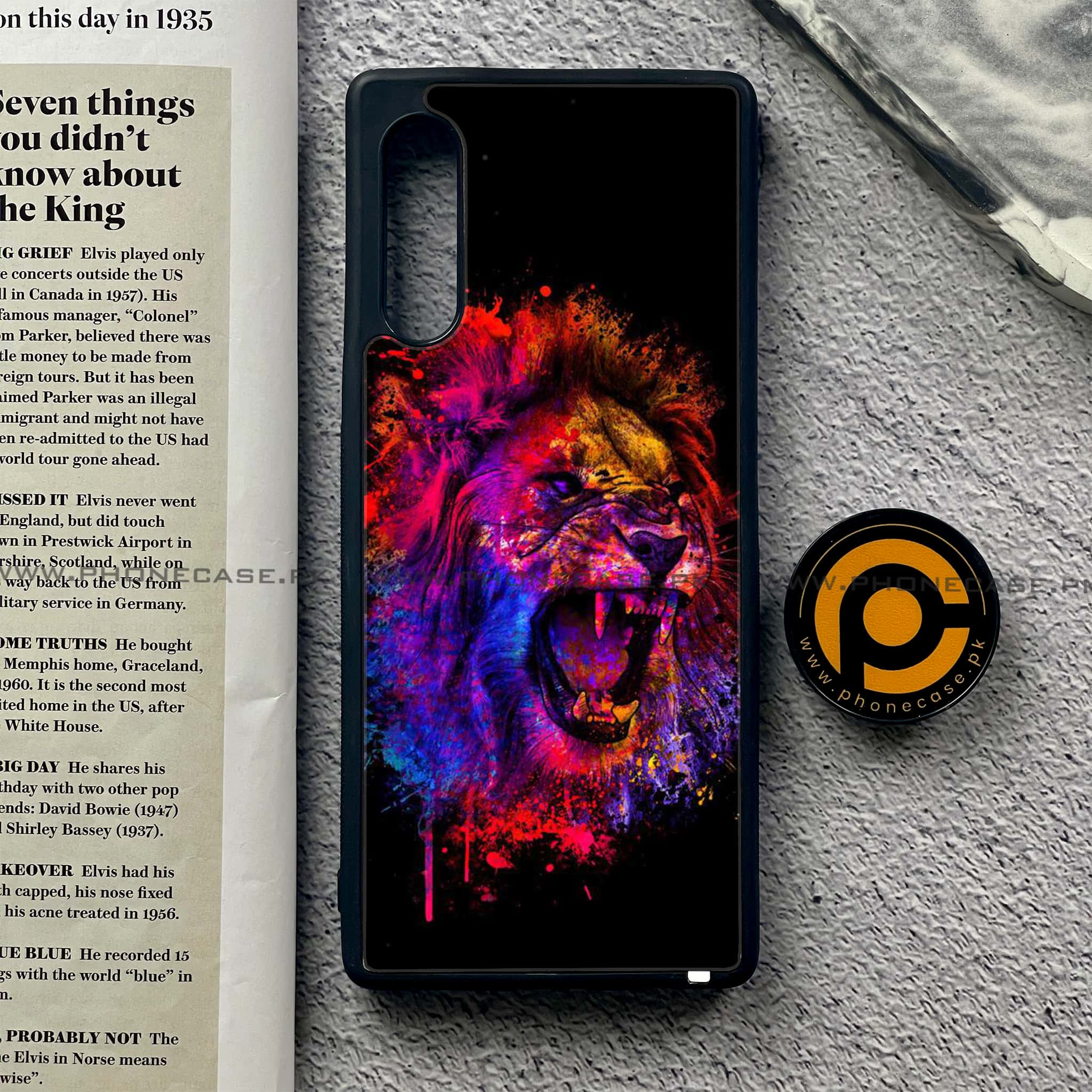 LG G9 - Tiger 2.0 Series - Premium Metal Printed soft Bumper shock Proof Case