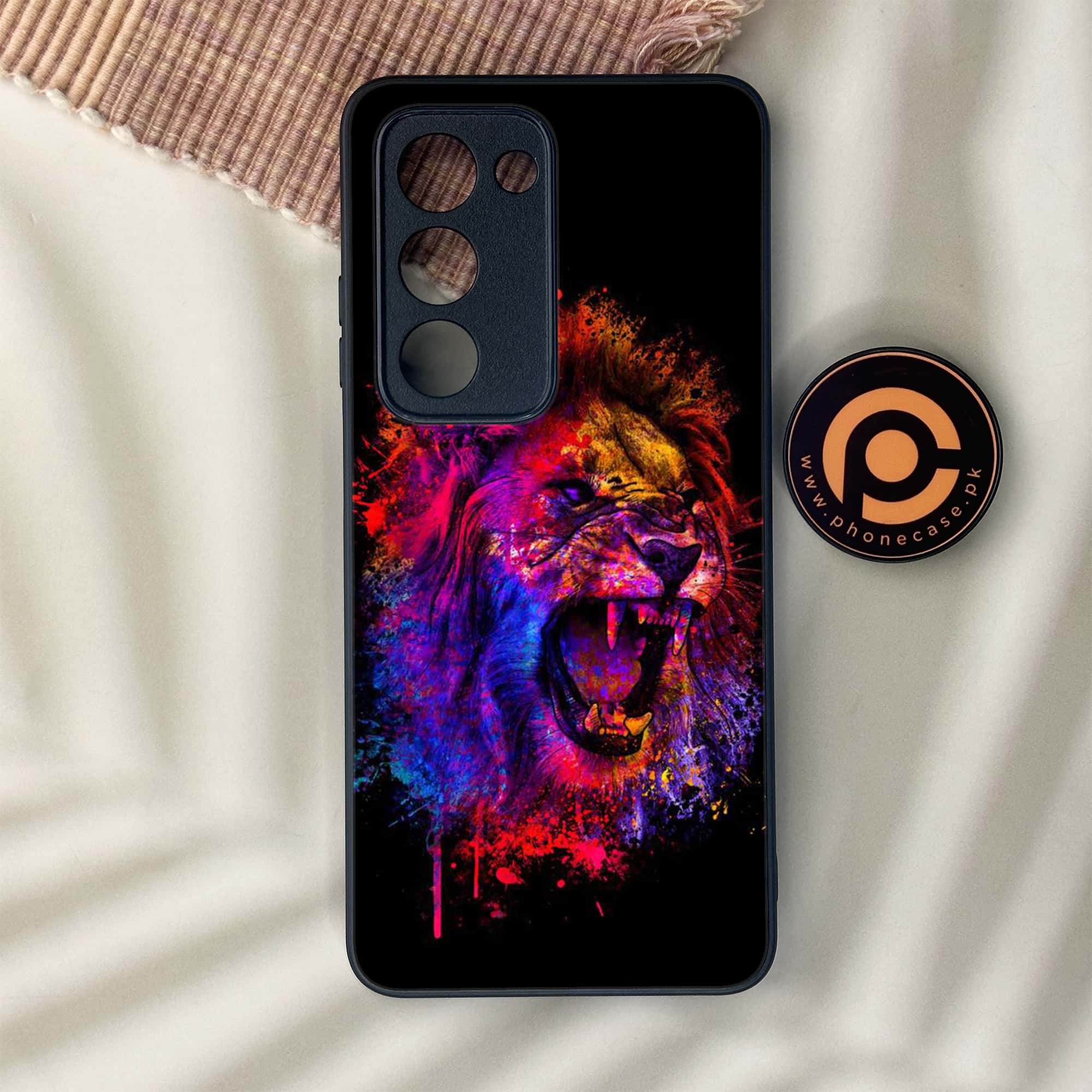 Oppo A5 2025 - Tiger 2.0 Series - Premium Metal Printed soft Bumper shock Proof Case