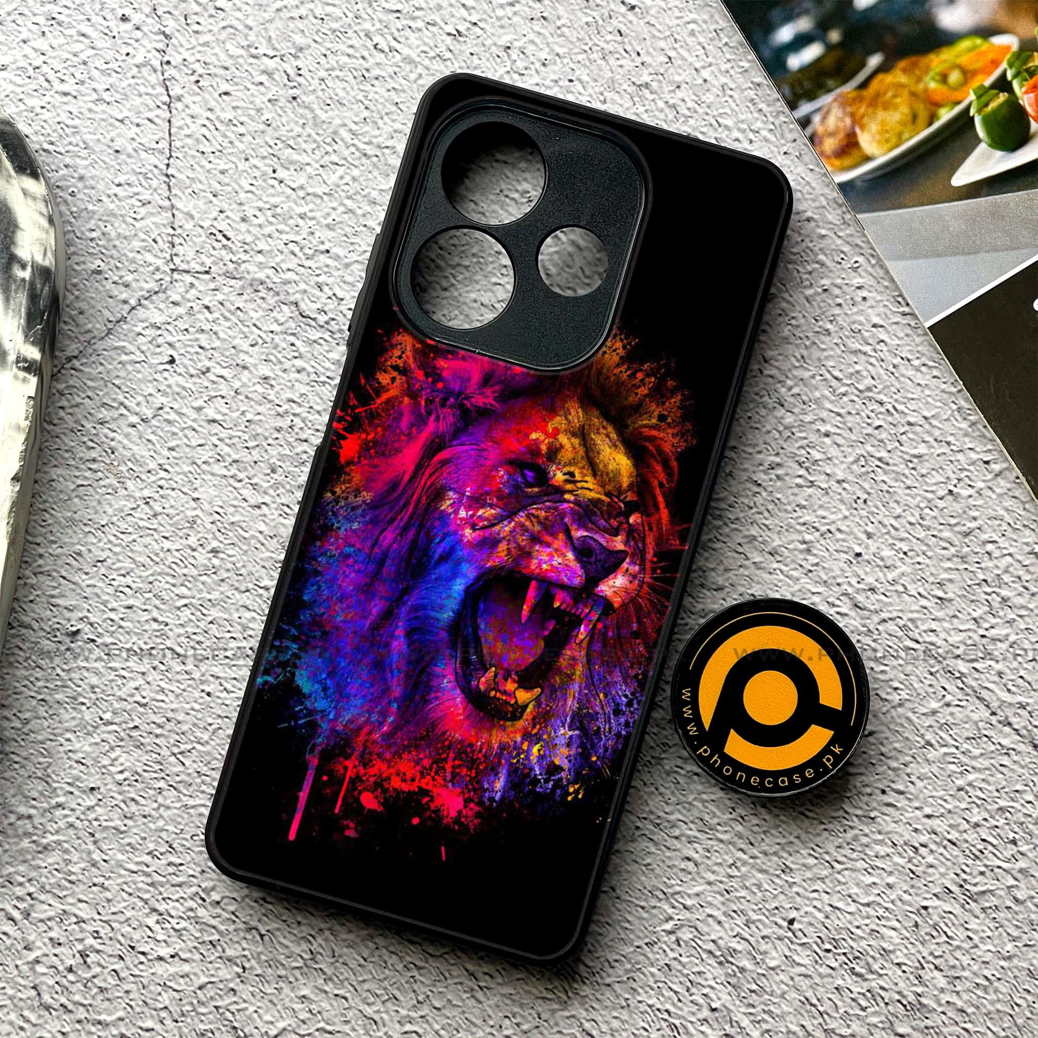 Oppo A5 Pro - Tiger 2.0 Series - Premium Metal Printed soft Bumper shock Proof Case