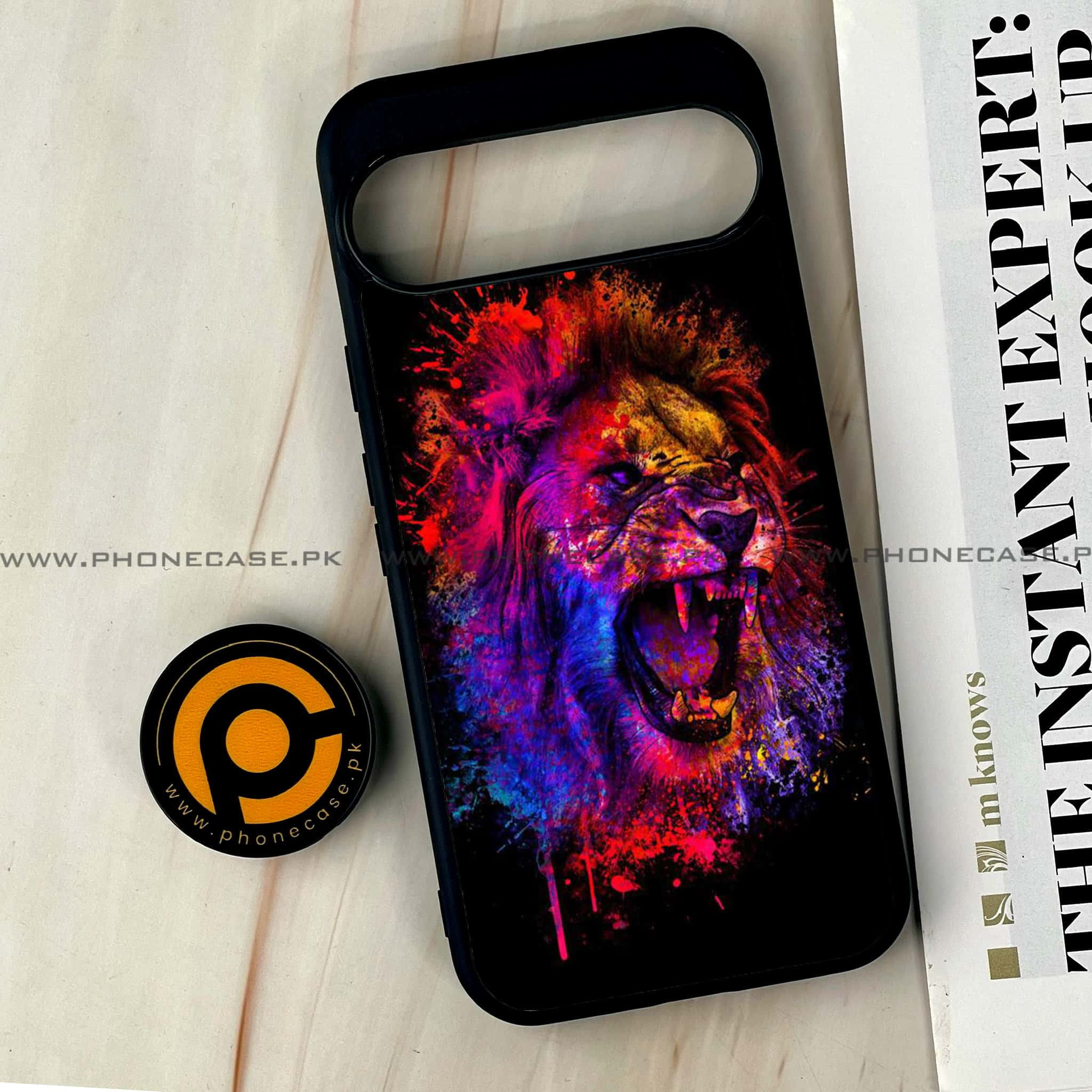 Google Pixel 9 Pro XL - Tiger 2.0 Series - Premium Printed Glass soft Bumper shock Proof Case