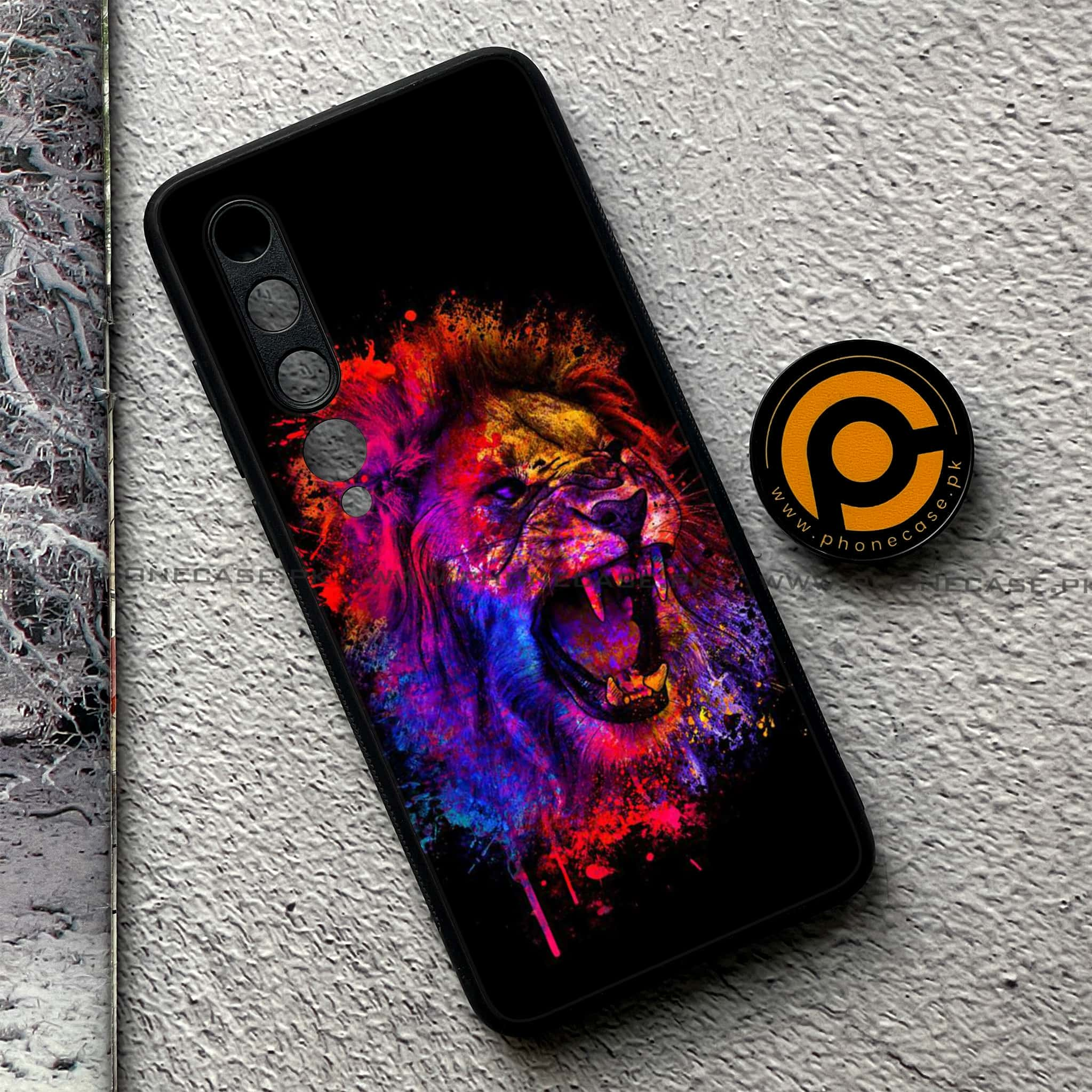 Xiaomi Mi 10 - Tiger 2.0 Series - Premium Printed Glass soft Bumper shock Proof Case