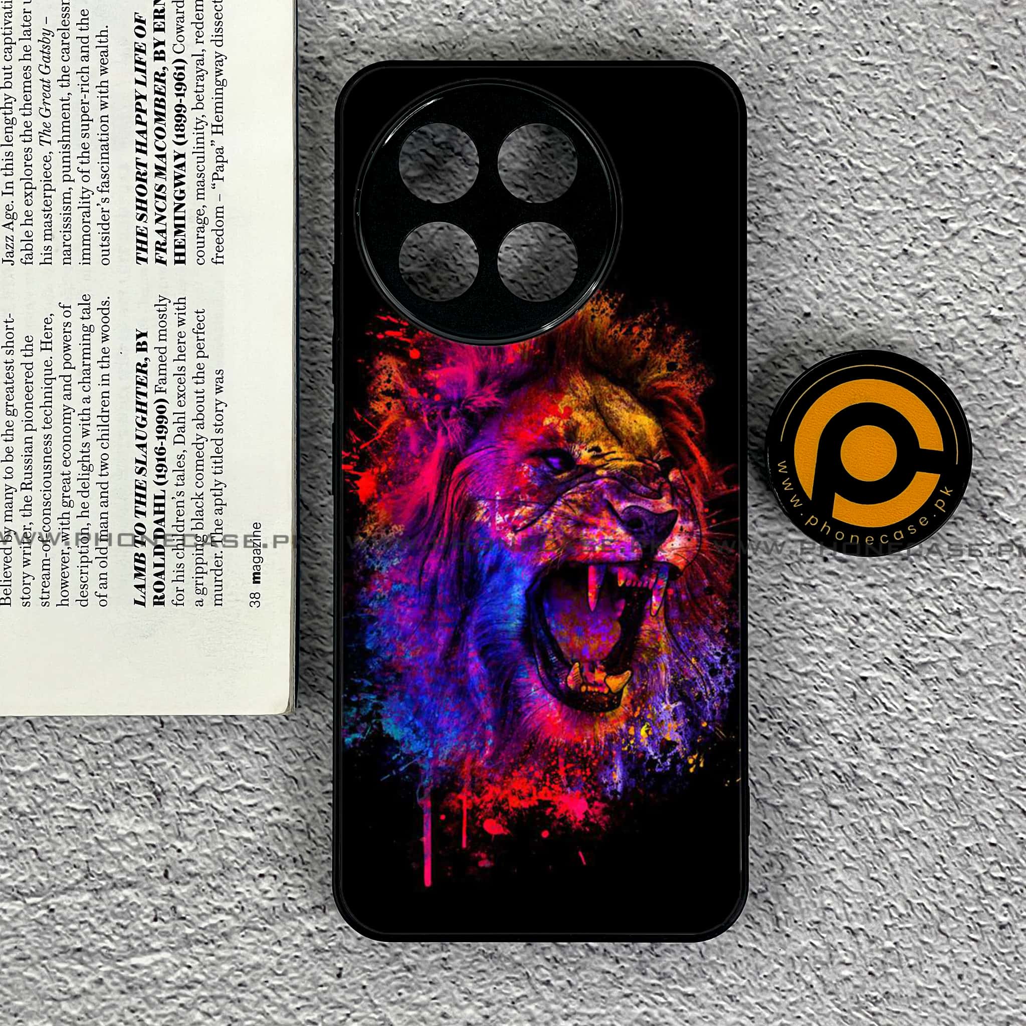 OnePlus Ace 5 - Tiger 2.0 Series - Premium Metal Printed soft Bumper shock Proof Case
