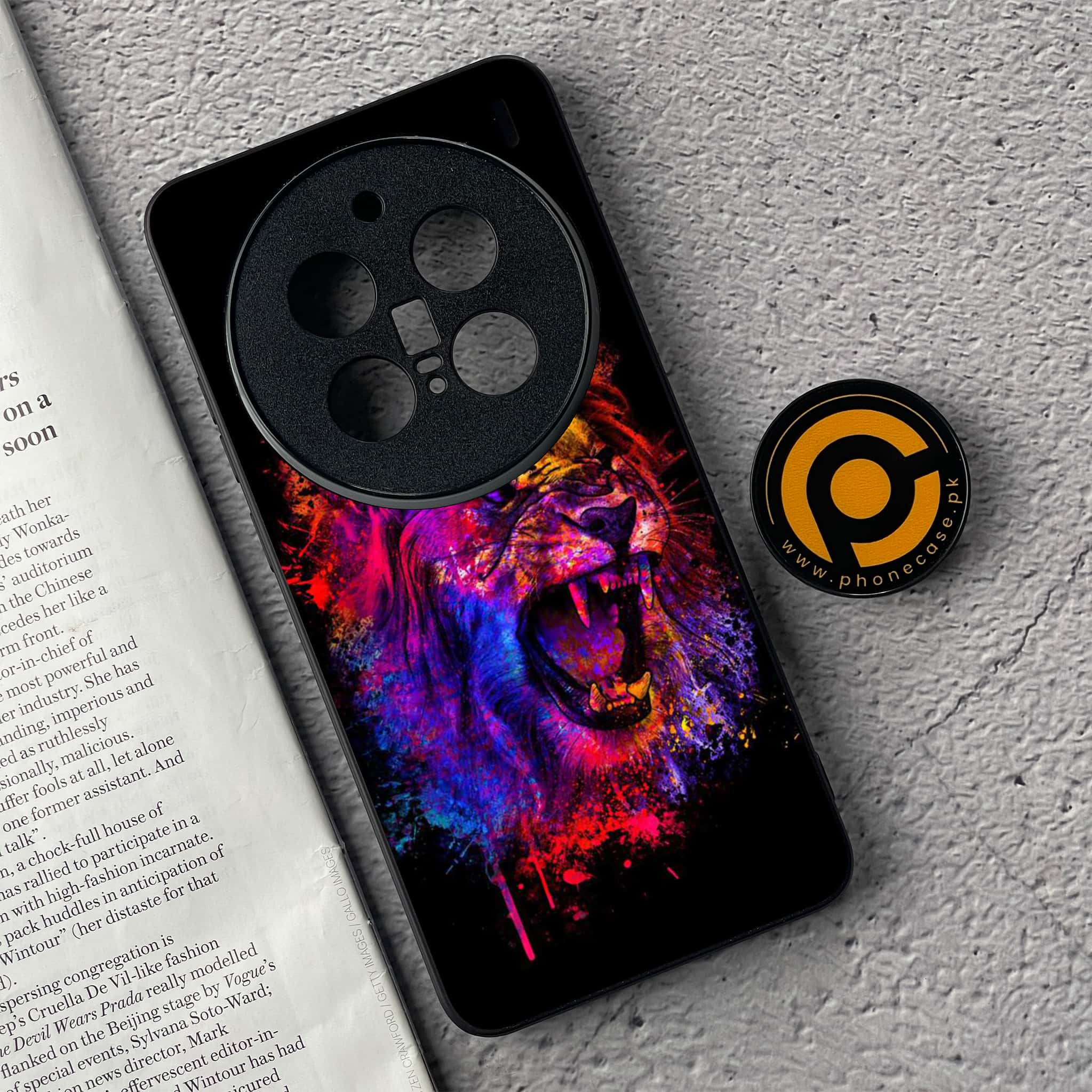 Vivo X200 Pro - Tiger 2.0 Series - Premium Metal  Printed soft Bumper shock Proof Case