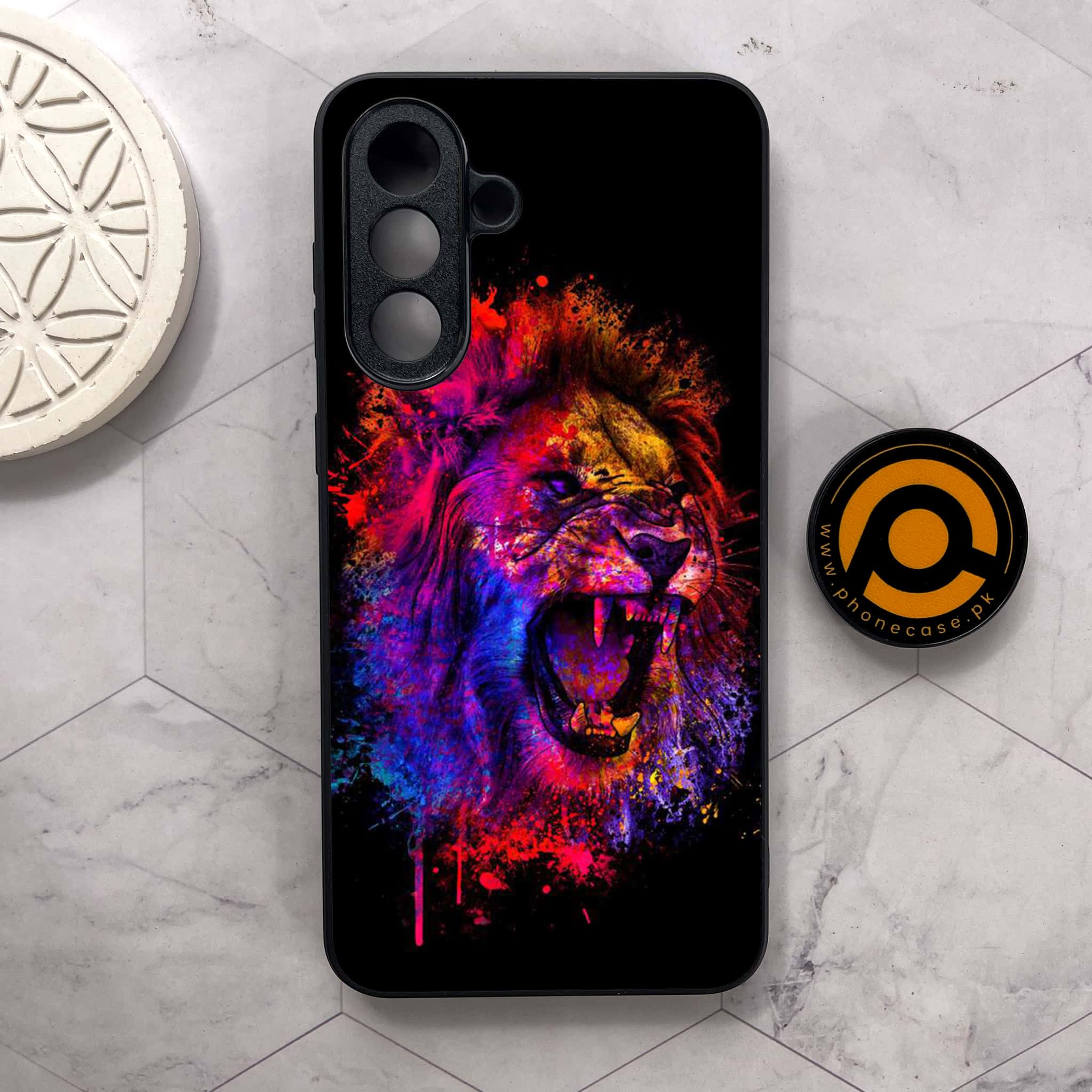 Samsung Galaxy A56 5G - Tiger 2.0 Series - Premium Metal Printed soft Bumper shock Proof Case