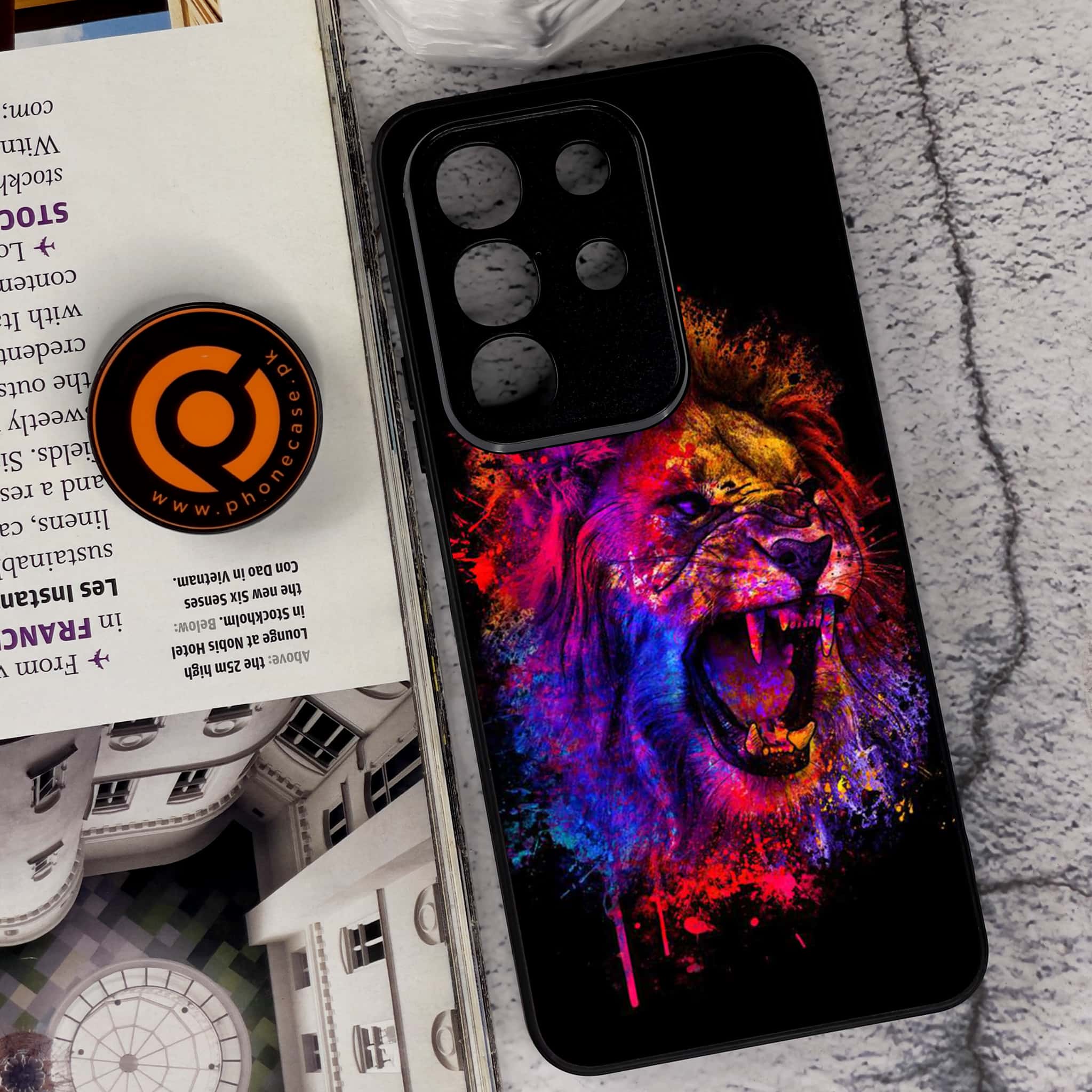 Vivo Y29 4G - Tiger 2.0 Series - Premium Metal Printed soft Bumper Shock Proof Case