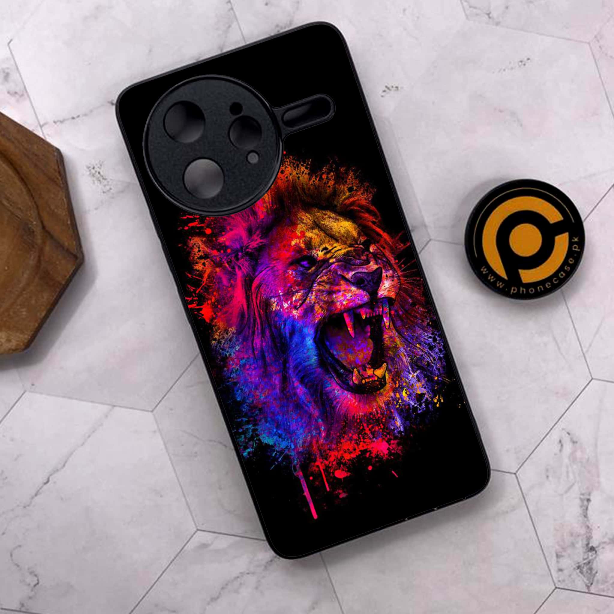Xiaomi Poco F7 Ultra 5G - Tiger 2.0 Series - Premium Metal Printed soft Bumper shock Proof Case