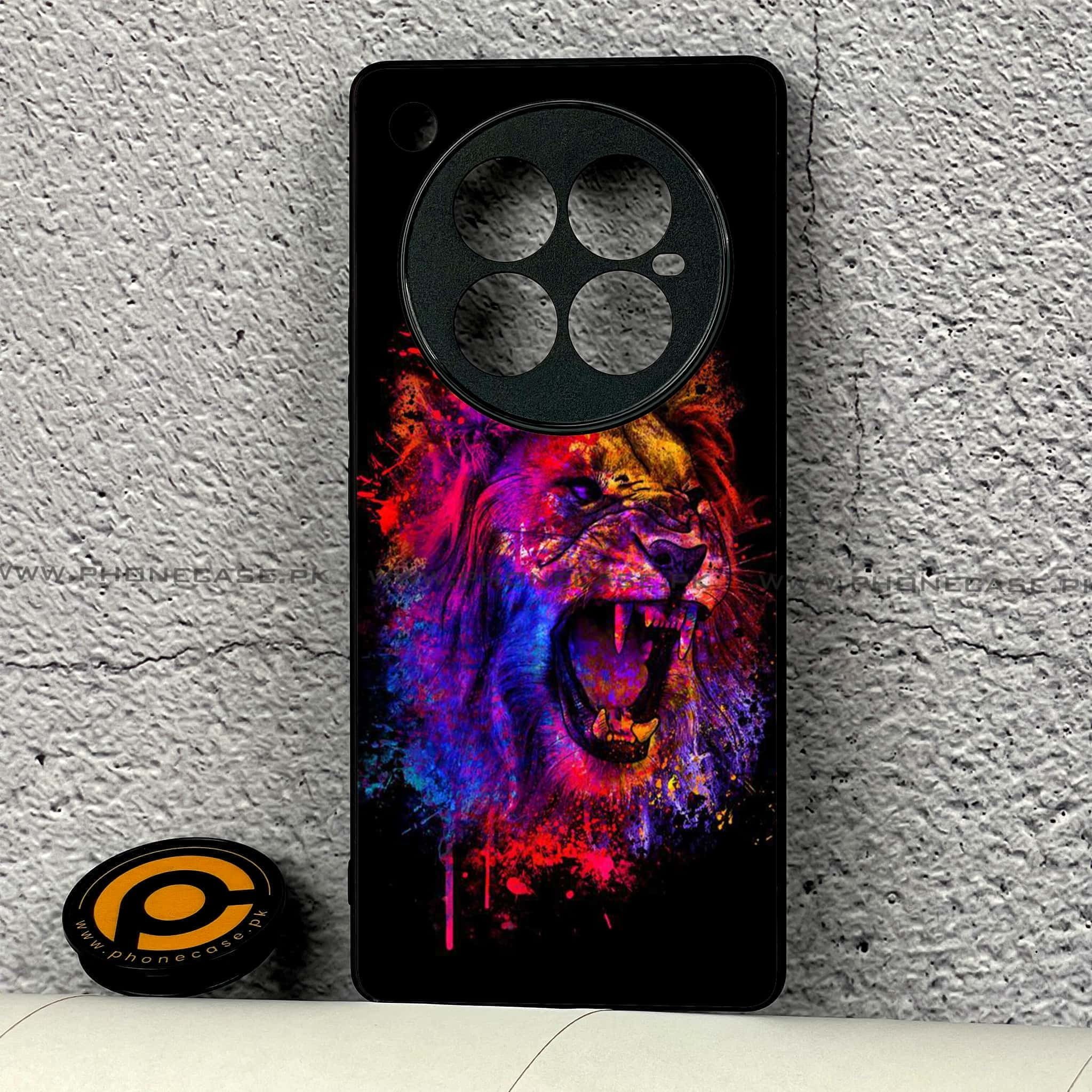 Infinix Zero 40 - Tiger 2.0 Series - Premium Printed Glass soft Bumper shock Proof Case