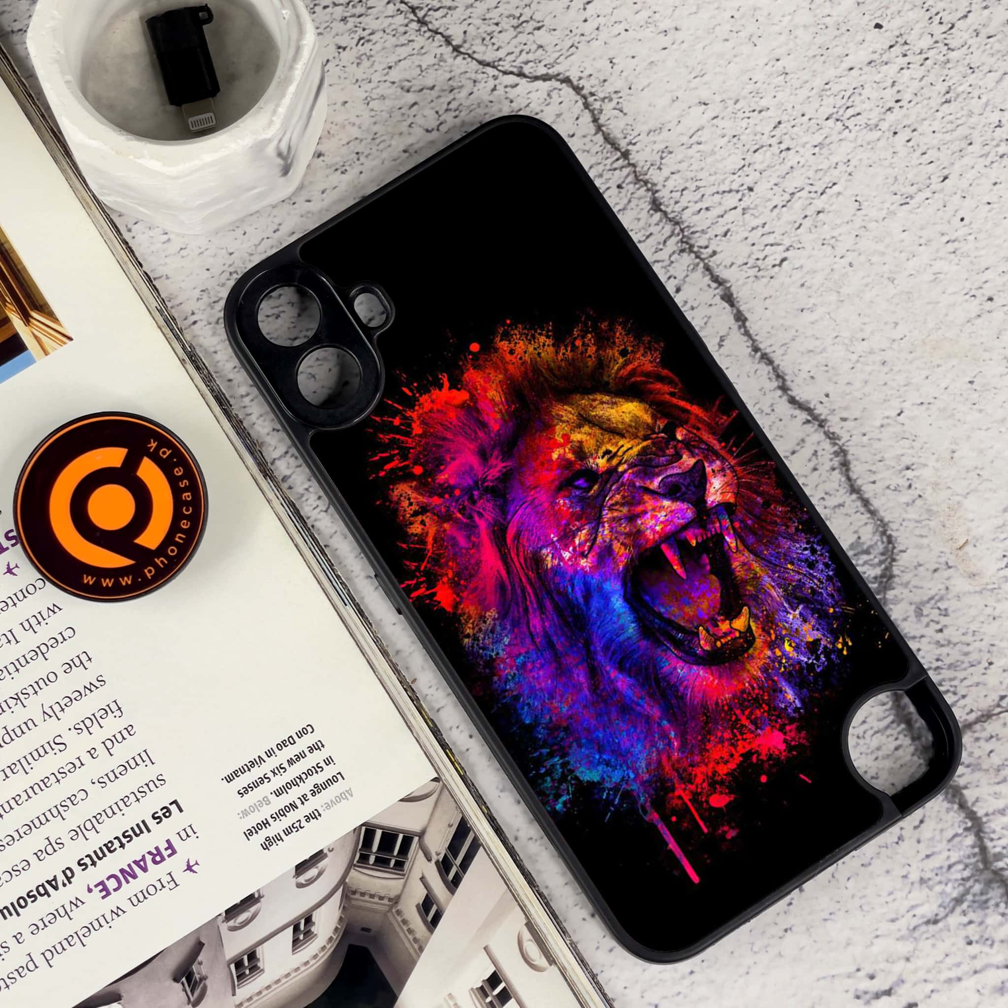 Nothing CMF Phone 1 - Tiger 2.0 Series - Premium Metal Printed soft Bumper Shock Proof Case
