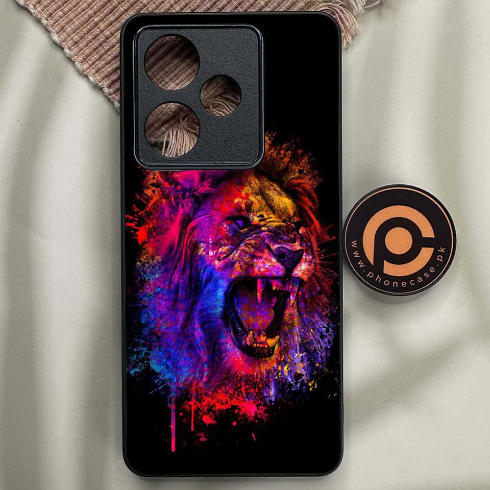 Realme GT 7 - Tiger 2.0 Series - Premium Metal Printed soft Bumper shock Proof Case