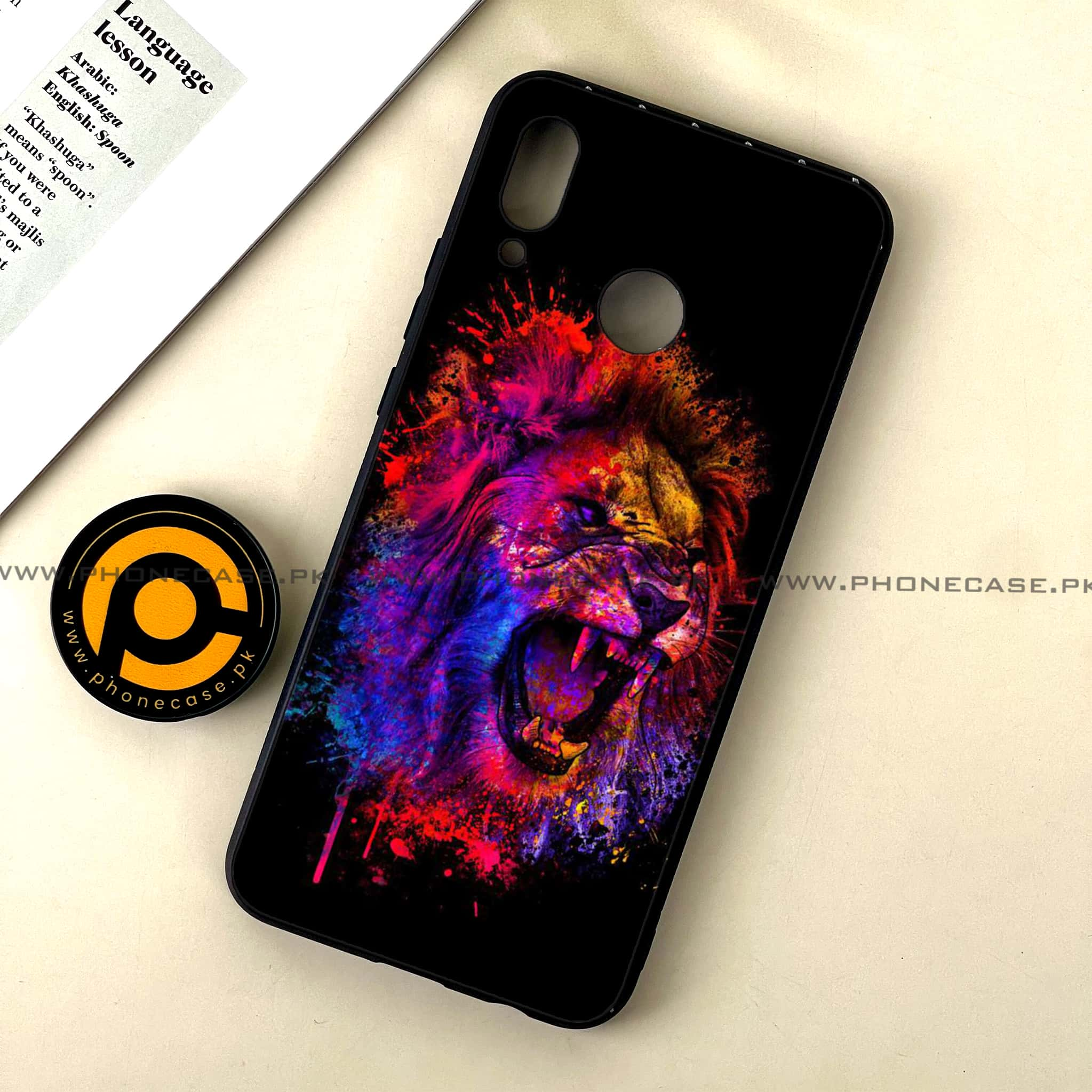 Huawei Nova 3 - Tiger 2.0 Series - Premium Printed Glass soft Bumper shock Proof Case