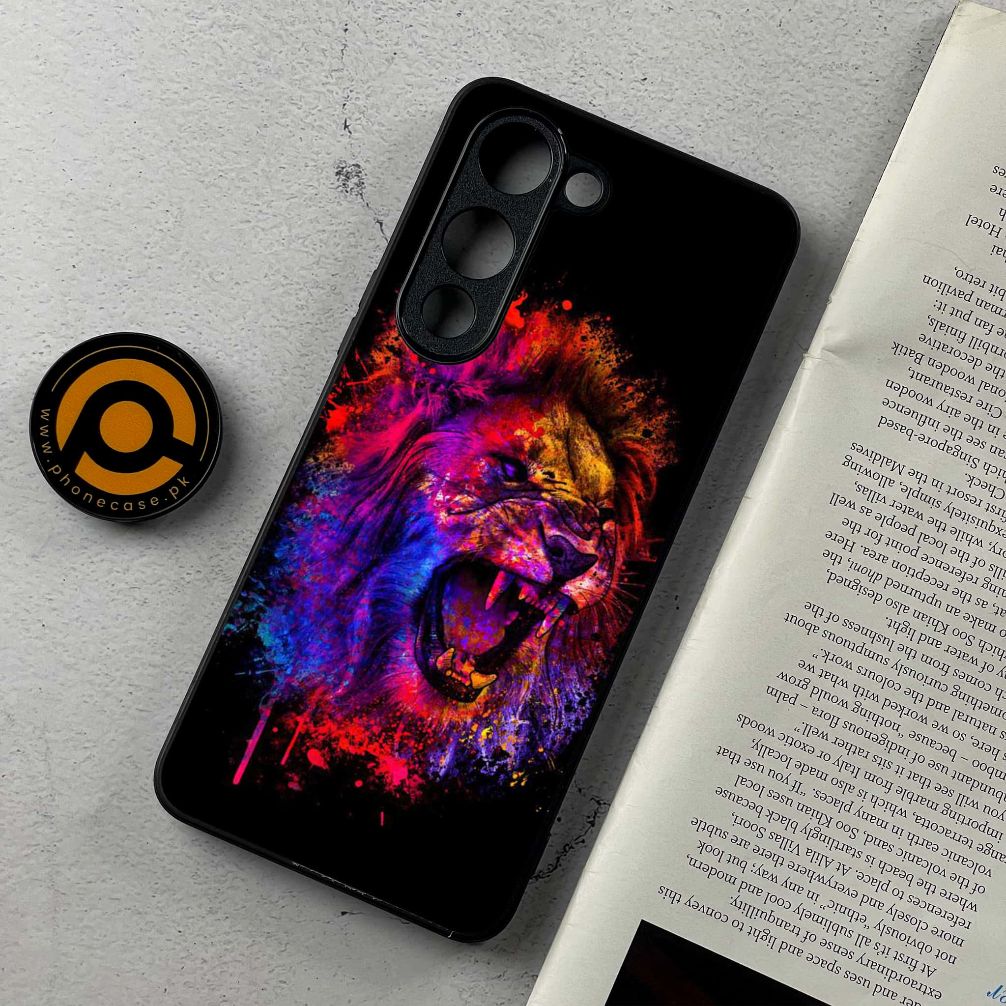 Vivo Y04 - Tiger 2.0 Series - Premium Metal Printed Soft Bumper Shockproof Case