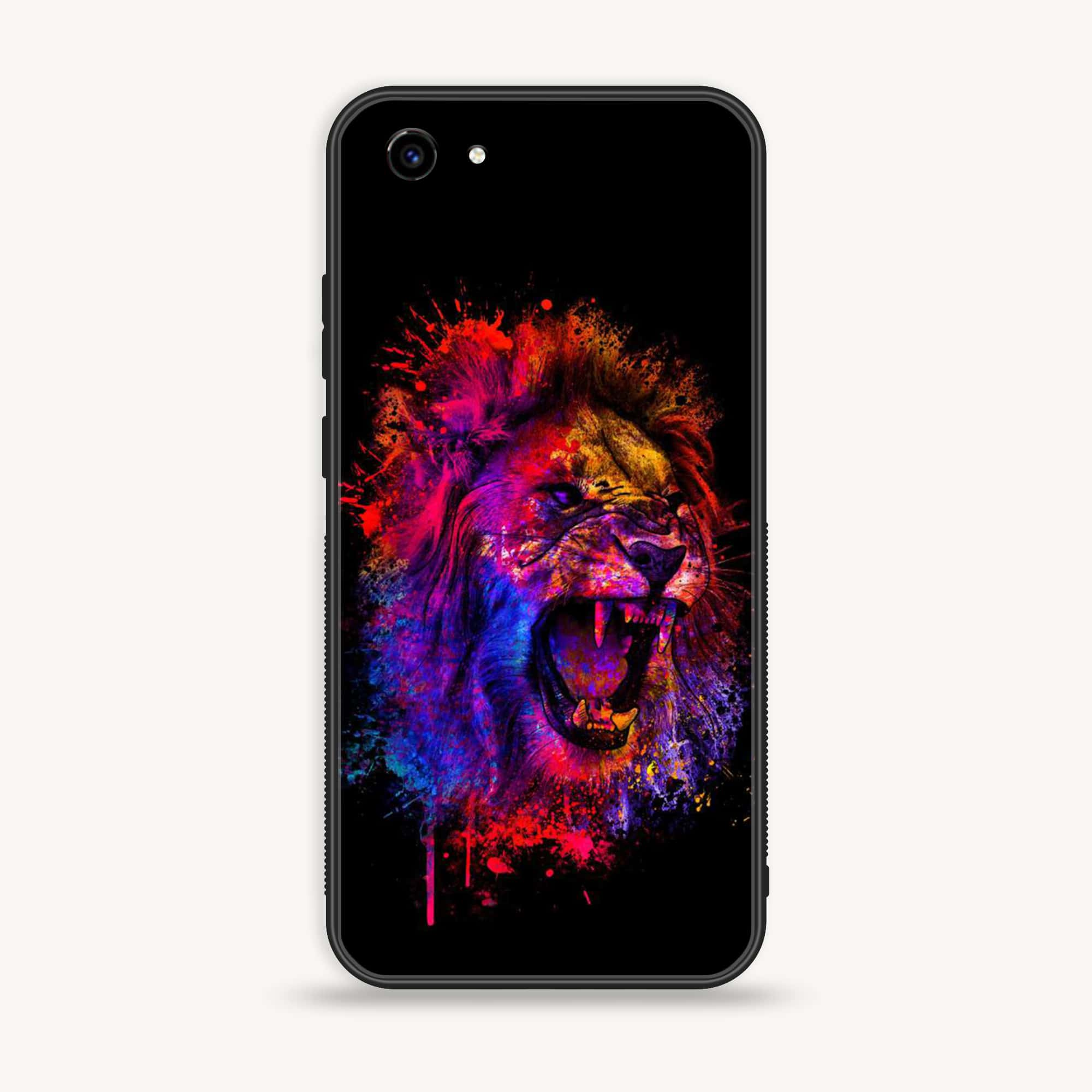 Vivo Y83 - Tiger 2.0 Series - Premium Printed Glass soft Bumper shock Proof Case