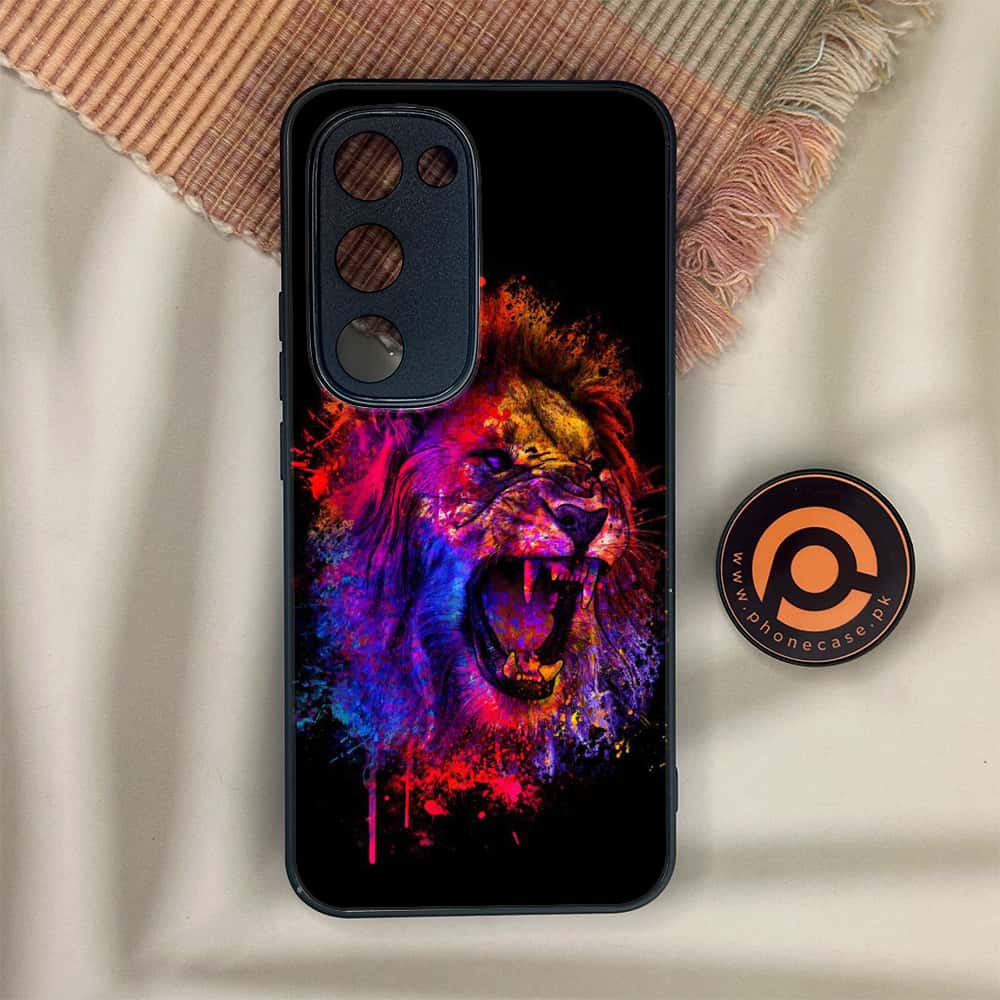 Tecno Spark 40 Pro Plus - Tiger 2.0 Series - Premium Metal Printed soft Bumper shock Proof Case