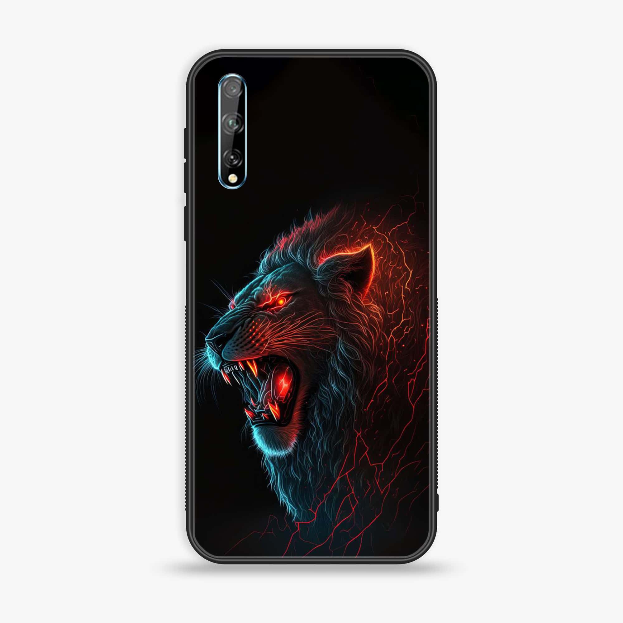 Huawei Y8p -  Tiger 2.0 Series - Premium Printed Glass soft Bumper shock Proof Case