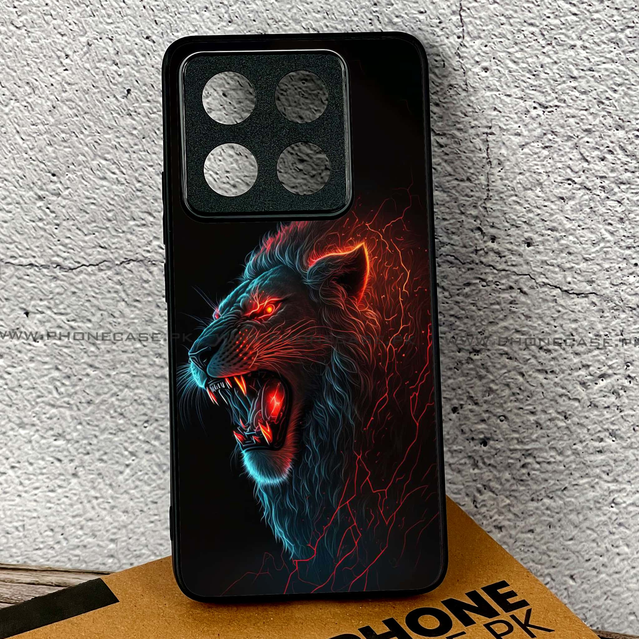 Xiaomi 14T - Tiger 2.0 Series - Premium Printed Glass soft Bumper shock Proof Case