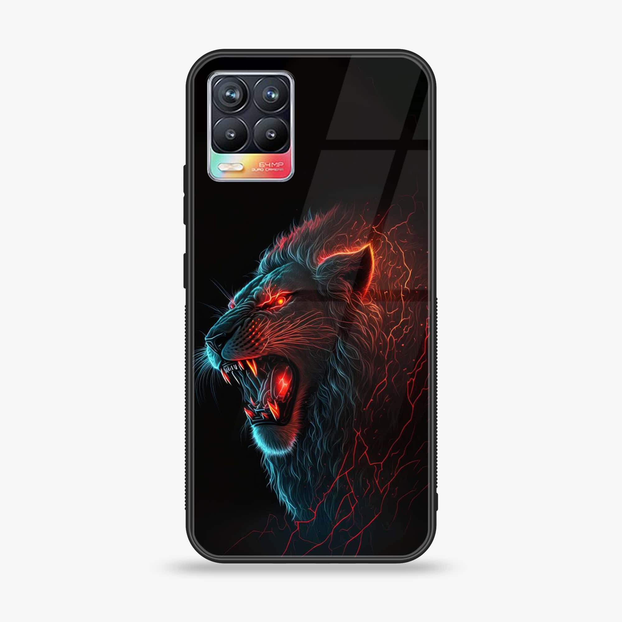 Realme 8 Pro - Tiger 2.0 Series - Premium Printed Glass soft Bumper shock Proof Case