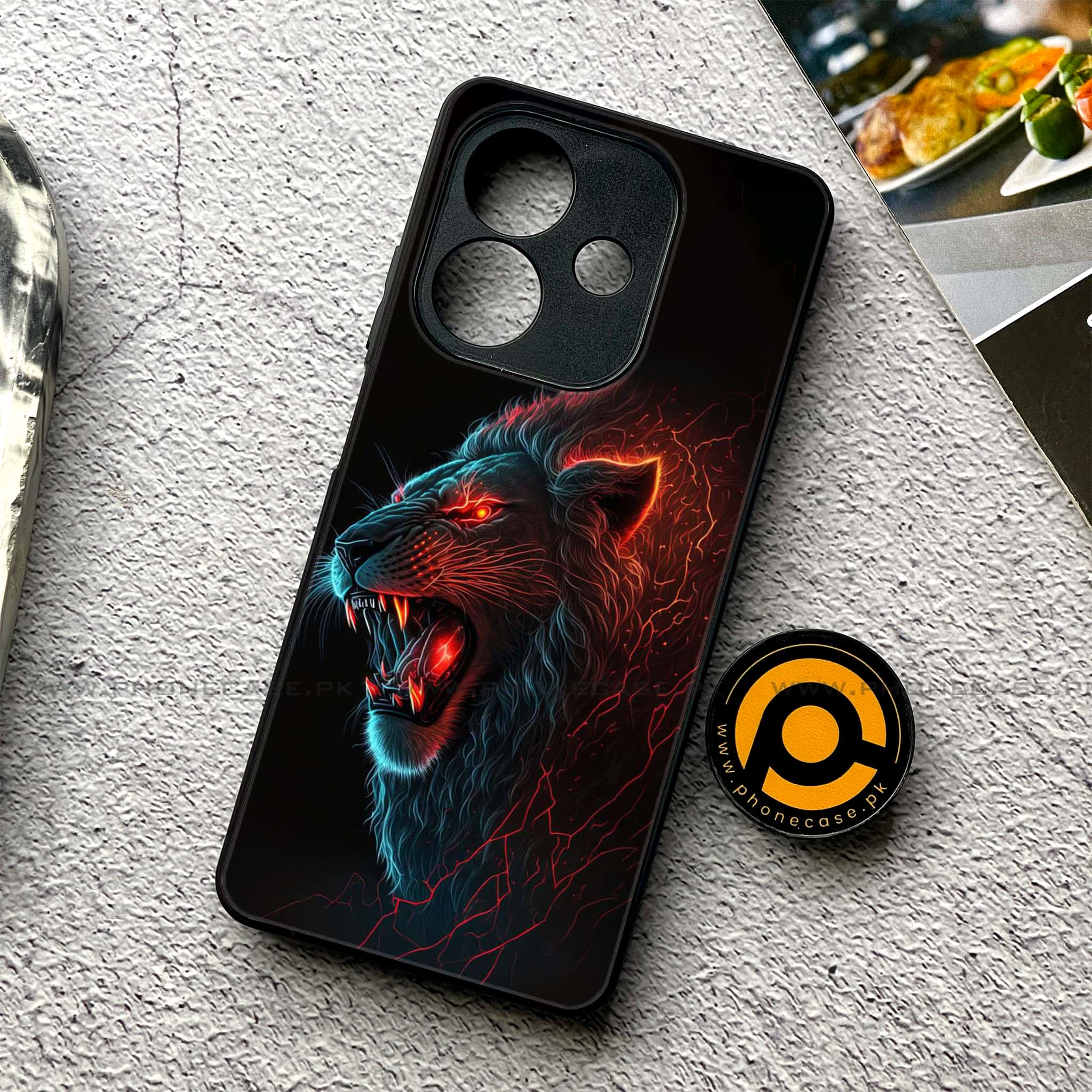 Oppo A5i - Tiger 2.0 Series - Premium Metal Printed soft Bumper shock Proof Case