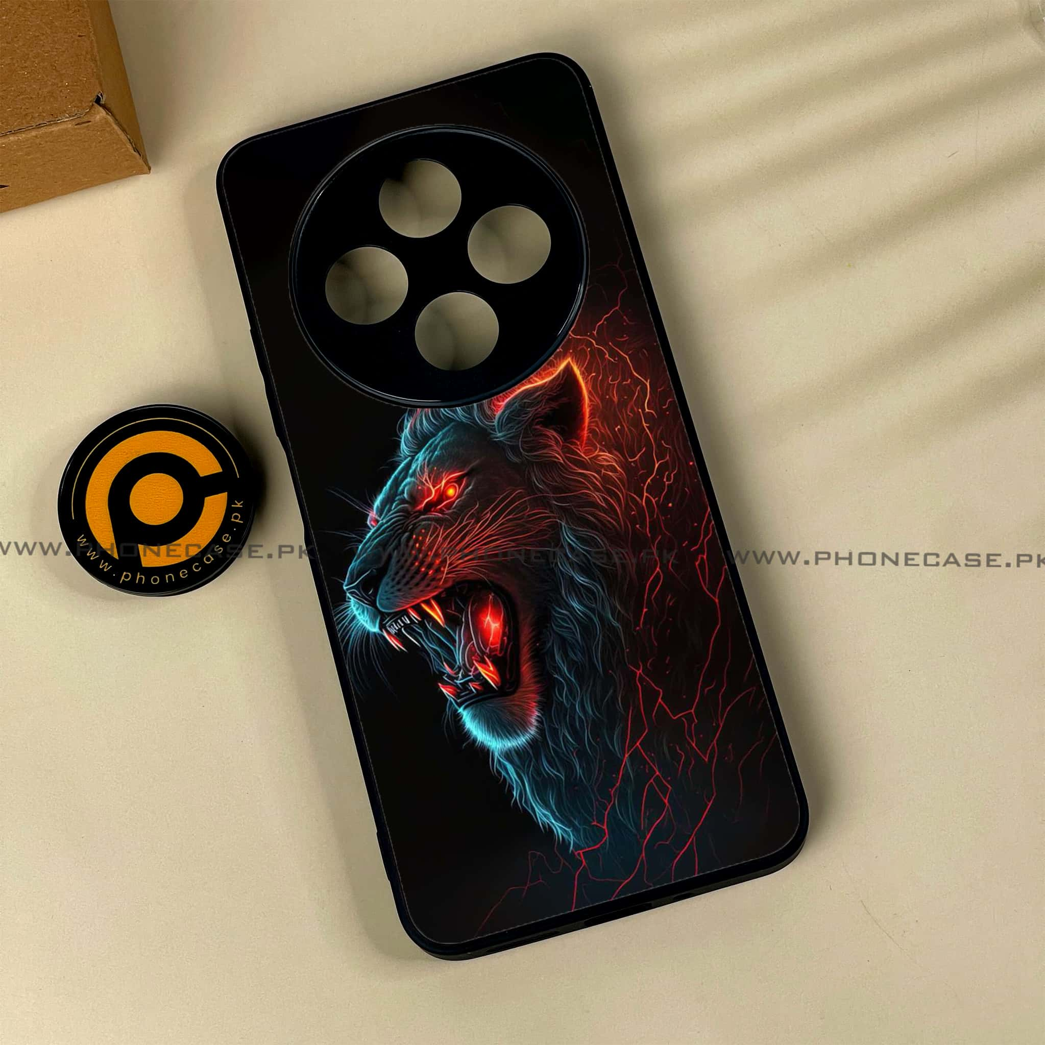 Xiaomi Poco C75 4G - Tiger 2.0 Series - Premium Printed Glass soft Bumper shock Proof Case