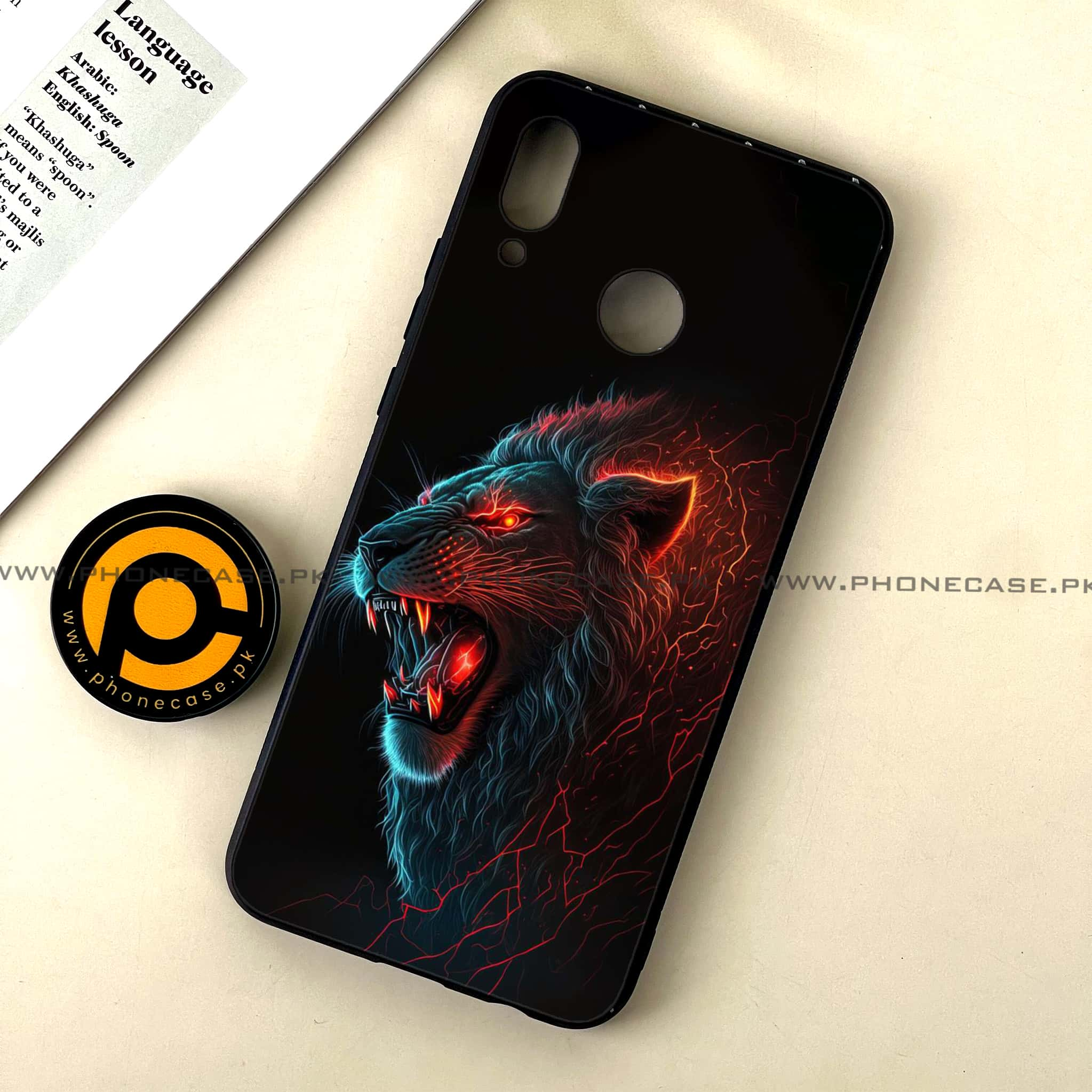 Huawei Nova 3 - Tiger 2.0 Series - Premium Printed Glass soft Bumper shock Proof Case