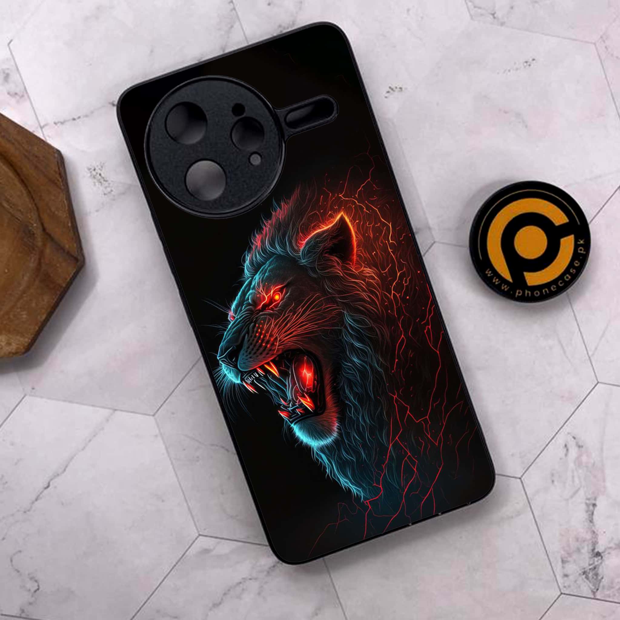 Xiaomi Poco F7 Ultra 5G - Tiger 2.0 Series - Premium Metal Printed soft Bumper shock Proof Case