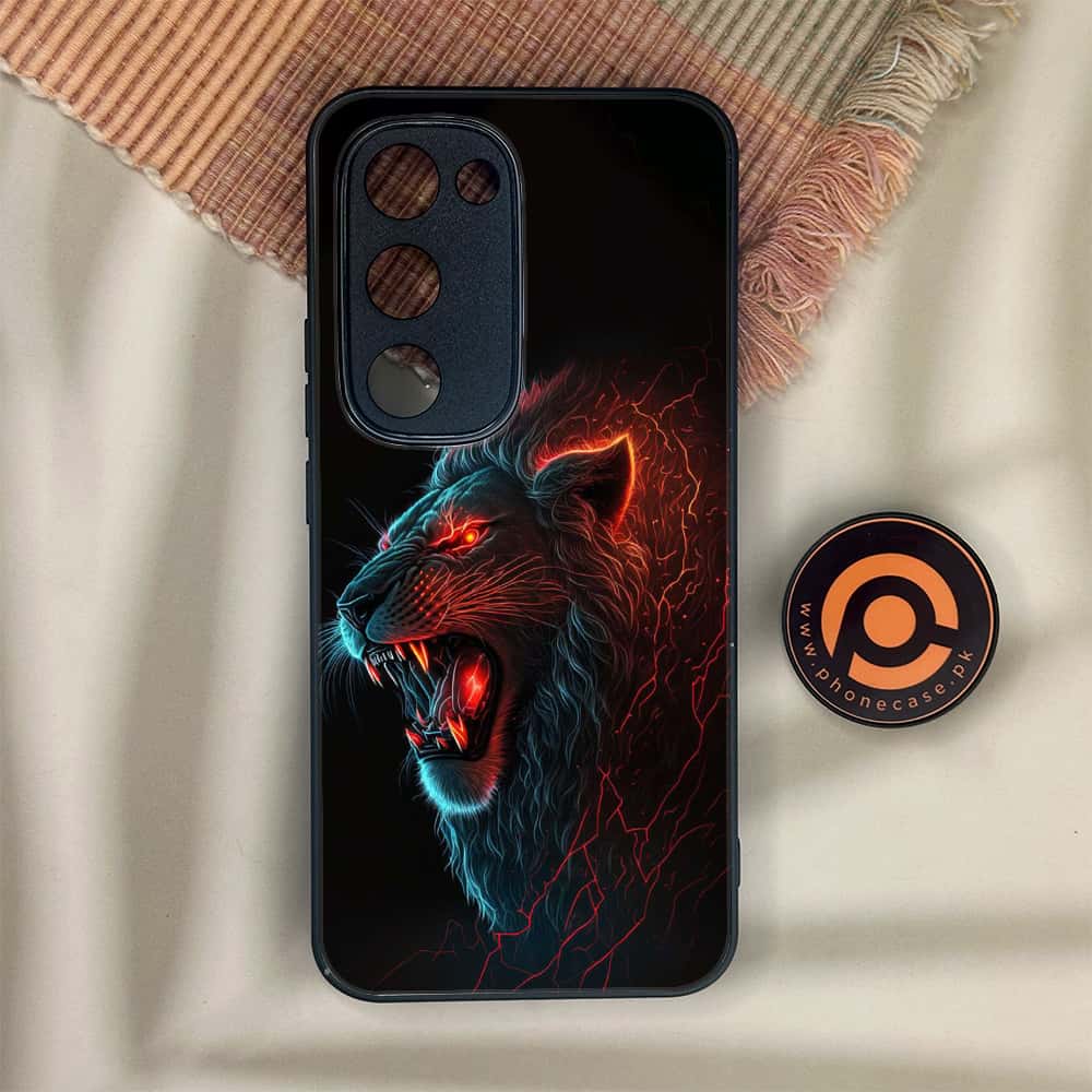Tecno Spark 40 Pro Plus - Tiger 2.0 Series - Premium Metal Printed soft Bumper shock Proof Case