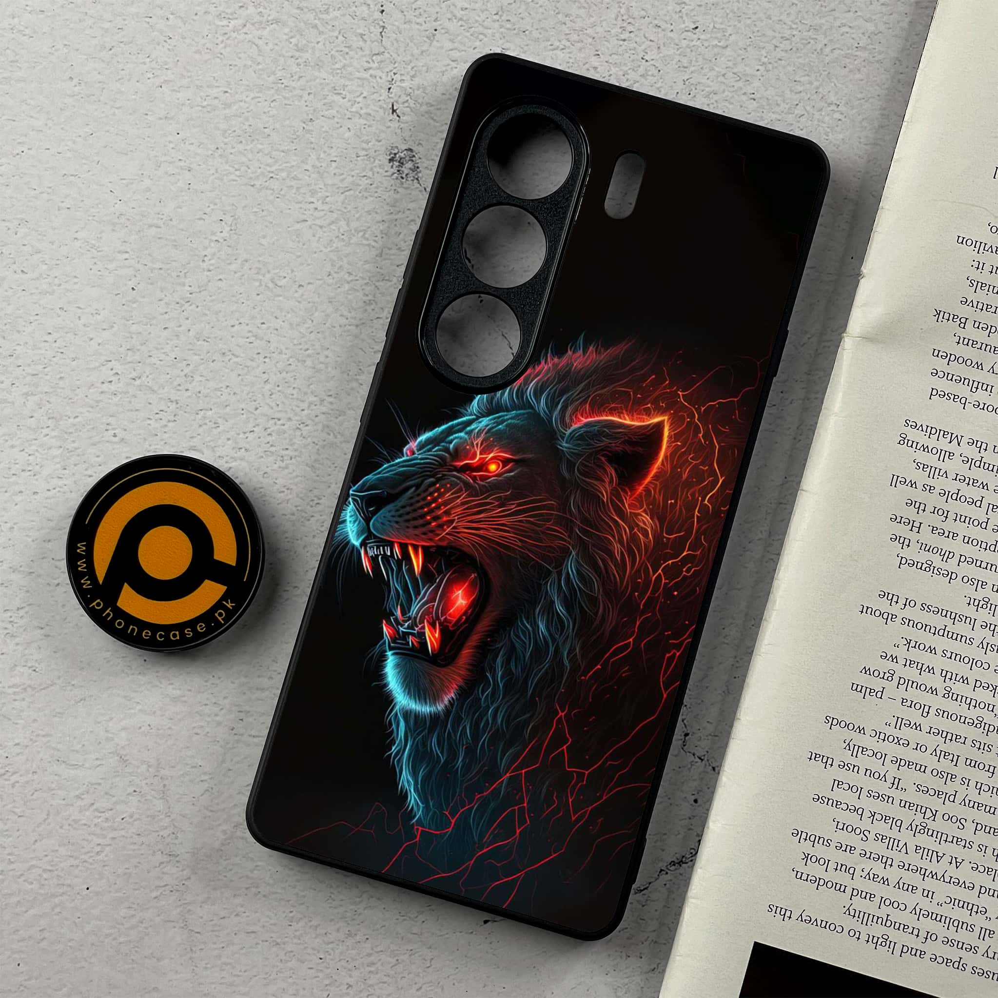 Tecno Camon 40 - Tiger 2.0 Series - Premium Metal Printed Soft Bumper Shockproof Case