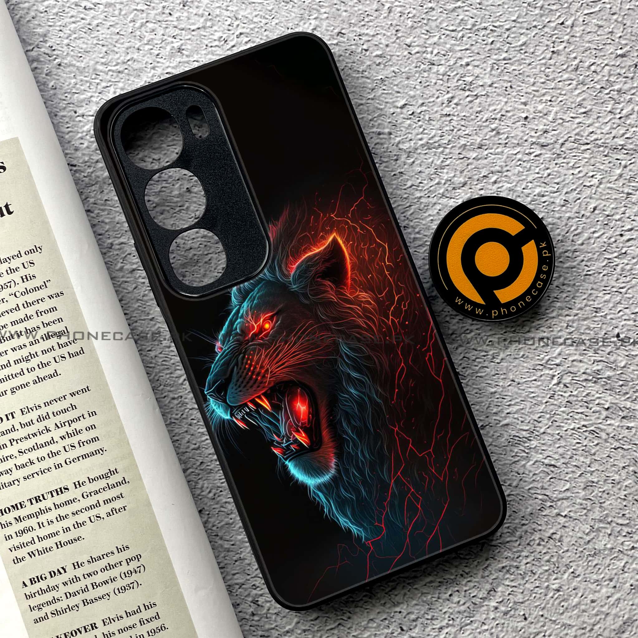 Vivo Y19s Pro - Tiger 2.0 Series - Premium Metal Printed soft Bumper shock Proof Case
