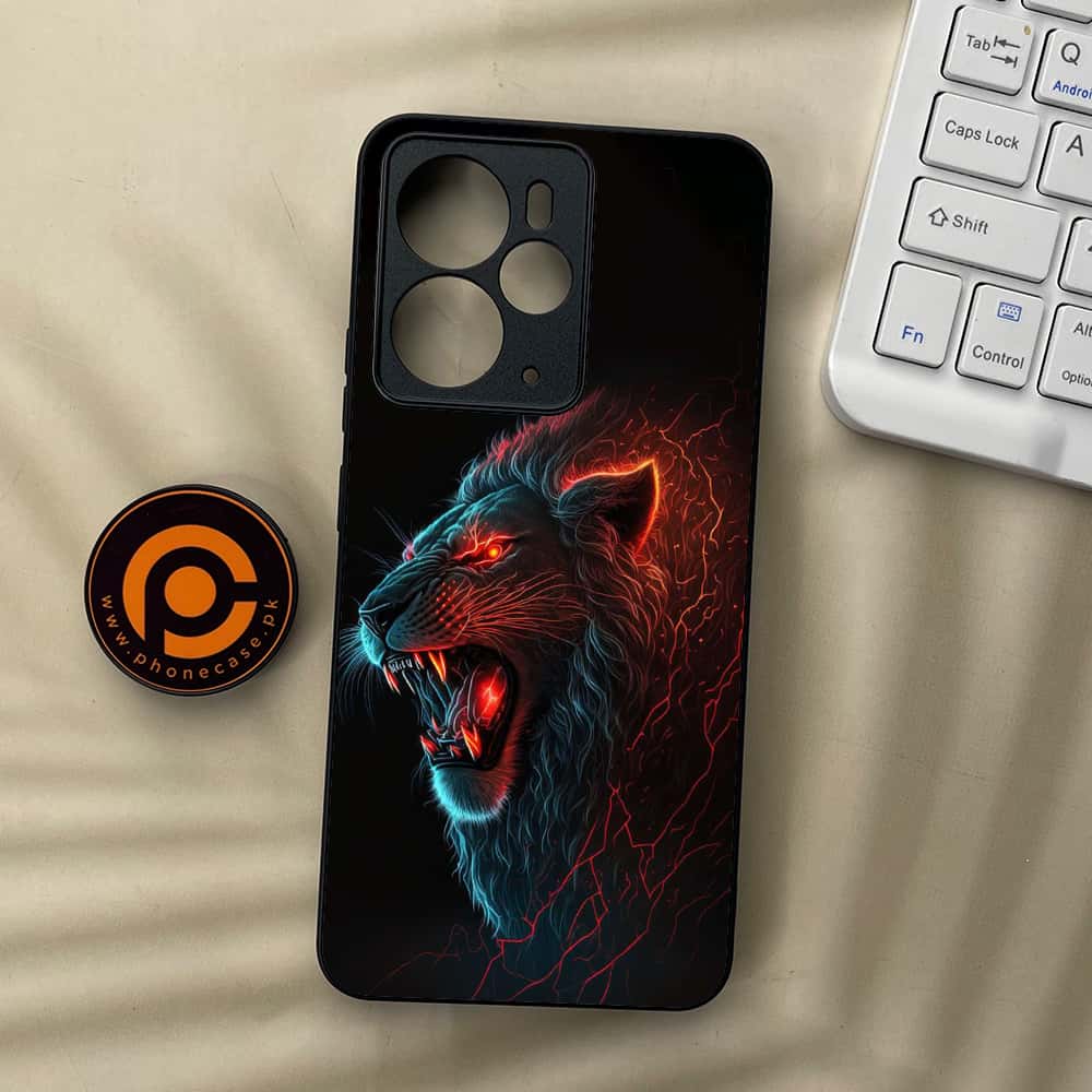Realme 14T 5G - Tiger 2.0 Series - Premium Metal Printed soft Bumper Shock Proof Case